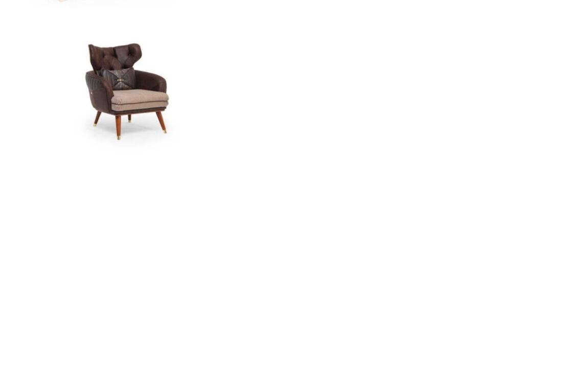 Couch Sofa JVmoebel Einsitzer Relax Polster Fernseh Chesterfield-Sessel Sessel Ohrensessel Möbel