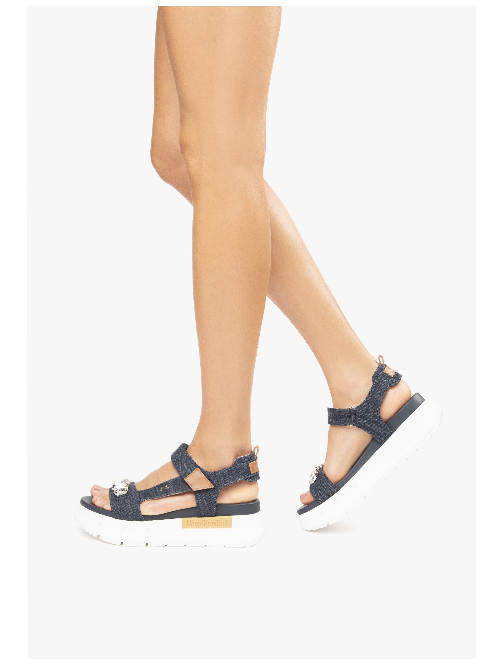 Nero Giardini Nero Giardini Sandalen Lederimitat/Textil Plateausandaletten