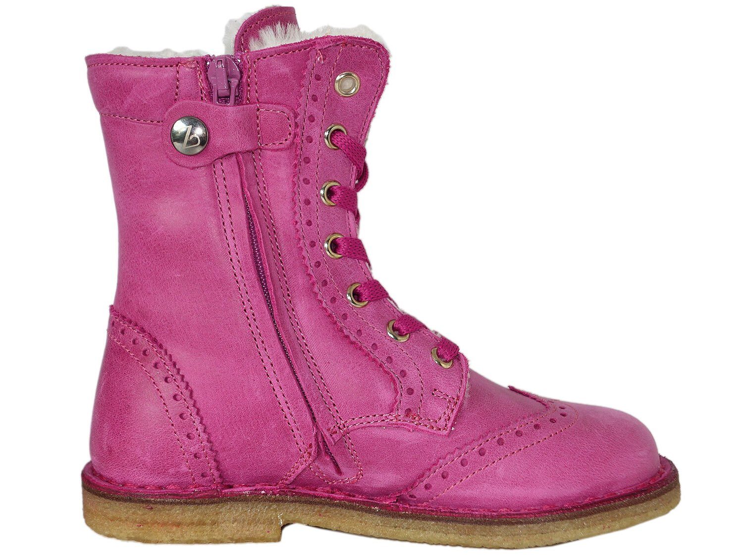 Zecchino d'Oro Zecchino d'Oro Stiefeletten A06-4624 Stiefel Budapester Lammfell Stiefelette