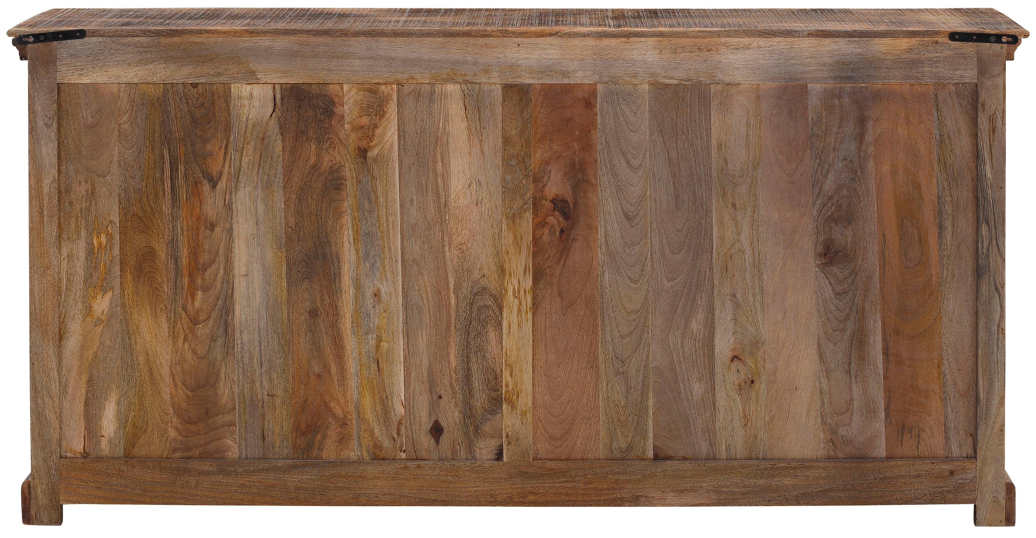 OTTO home Sideboard Maneesh, Kommode aus massivem Mangoholz, viele Stauraummöglichkeiten, B/ 179cm