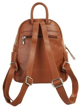 Samantha Look Cityrucksack, echt Leder, Made in Italy