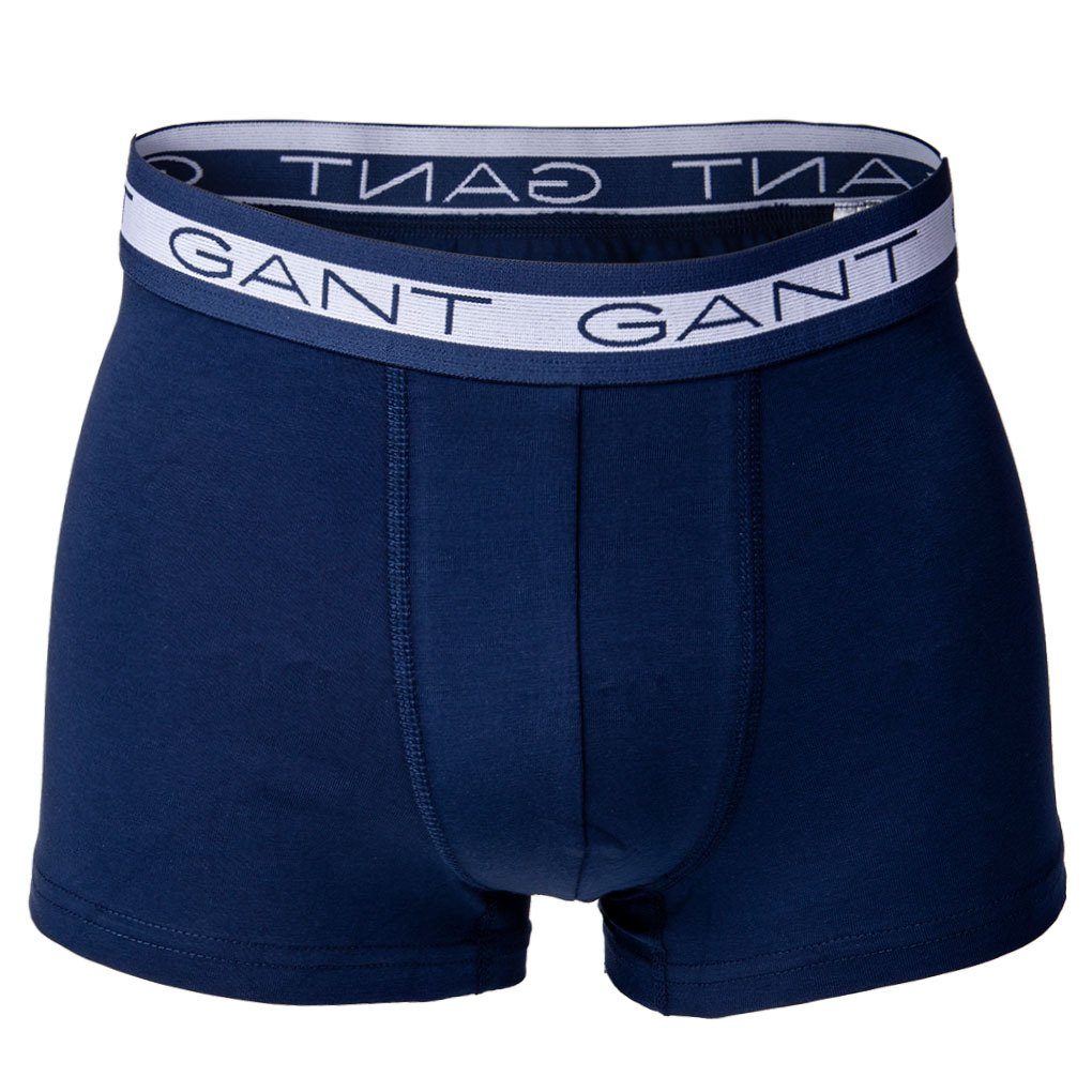 Basic - Gant Herren Blau/Weiß/Rot Trunks Boxer Shorts, 5er Boxer Pack
