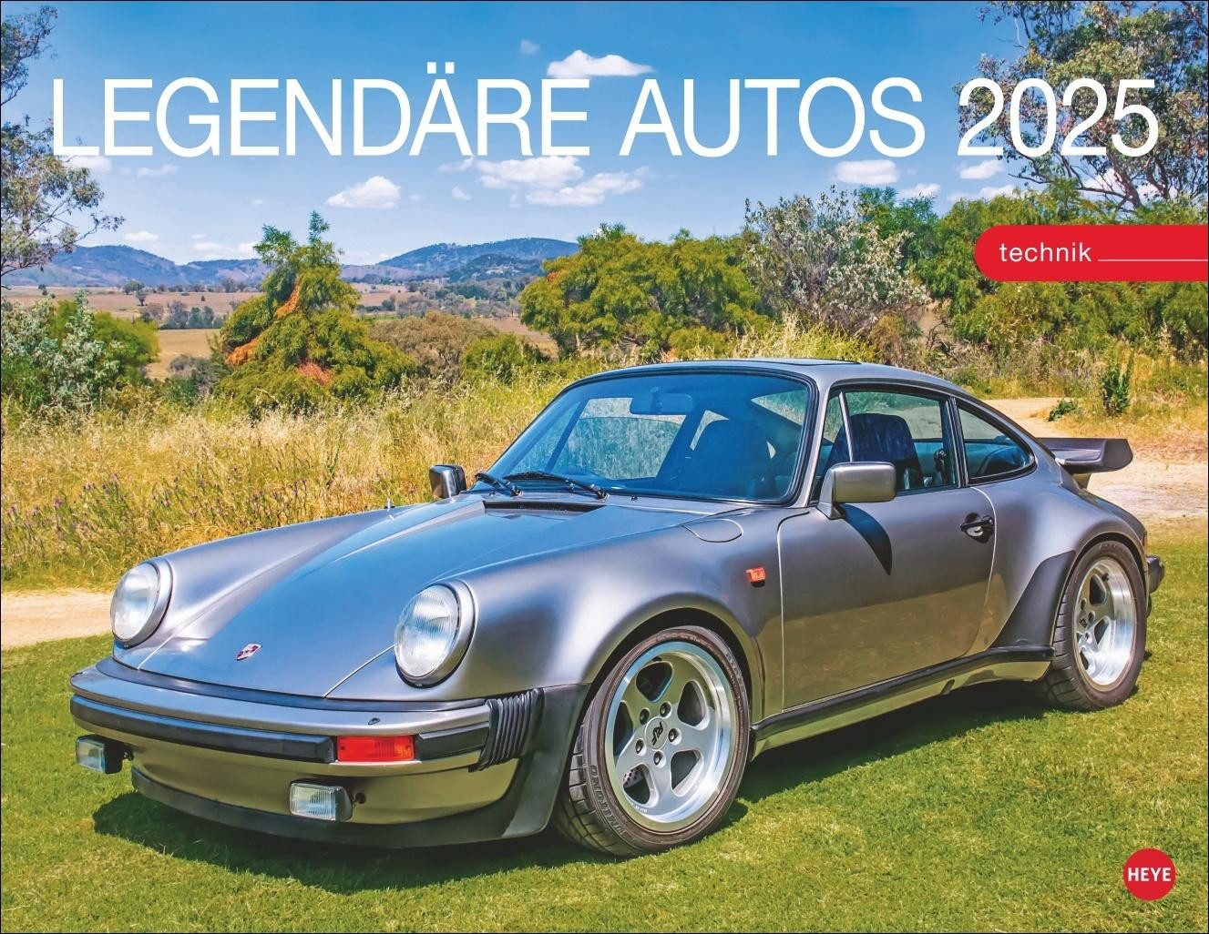 HEYE Wandkalender Legendäre Autos Posterkalender 2025