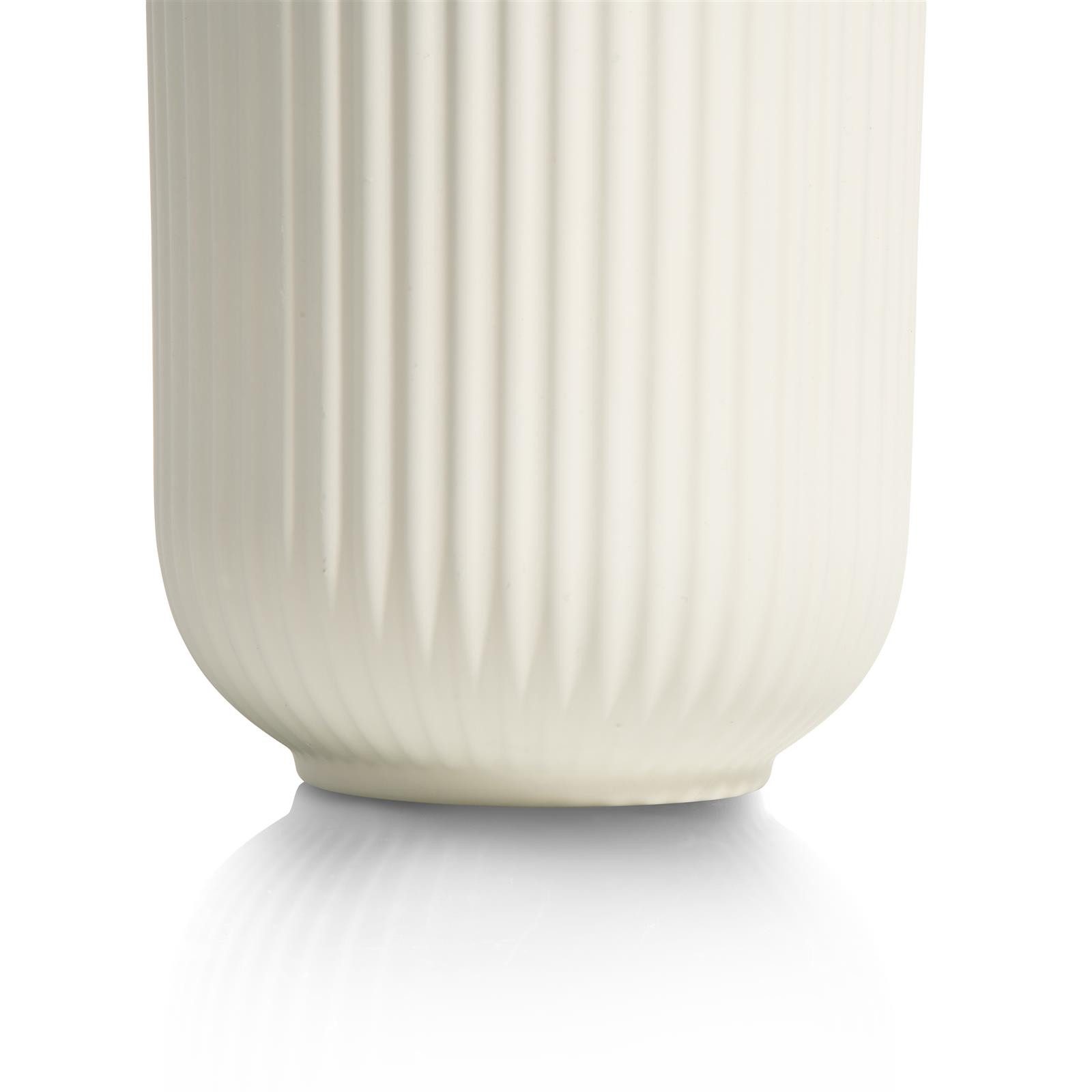 Habufa Kugelvase Habufa Meubelen Blumenvase Haley COCOmaison Keramik Weiß 24 cm