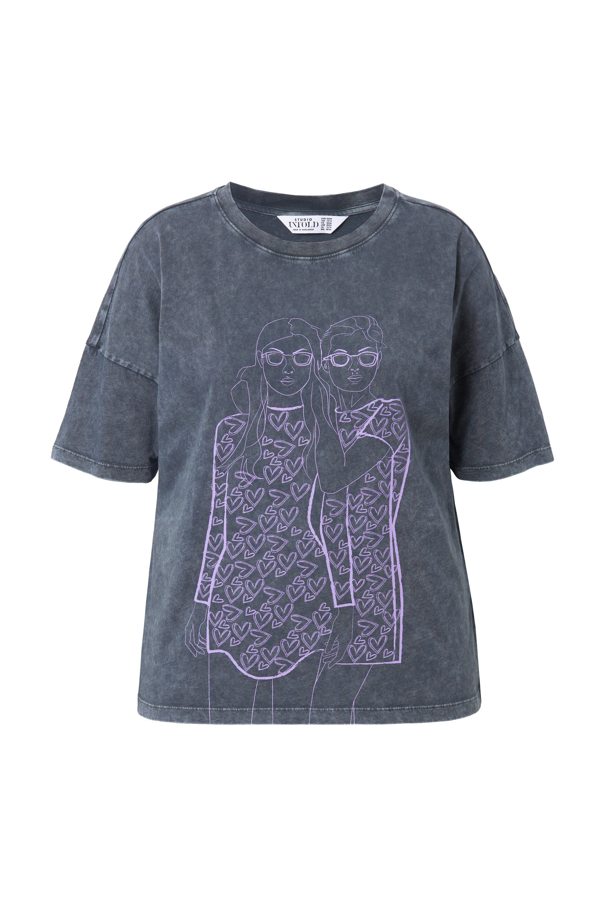 Studio Untold T-Shirt T-Shirt oversized Lady-Hearts günstig online kaufen