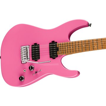 Charvel E-Gitarre, E-Gitarren, ST-Modelle, Pro-Mod DK24 HH 2PT CM Bubblegum Pink - E-Gitarre