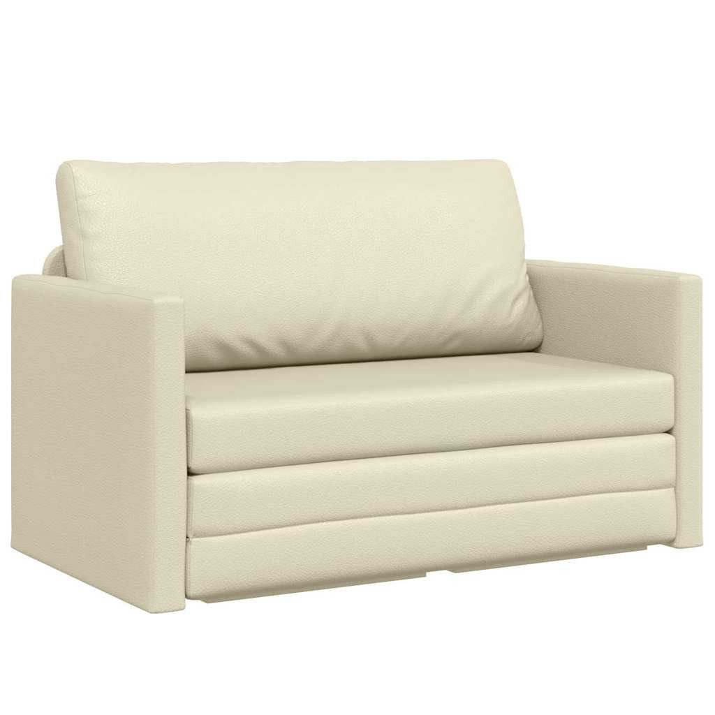 vidaXL Sofa Sofa Bett Creme 124 günstig online kaufen