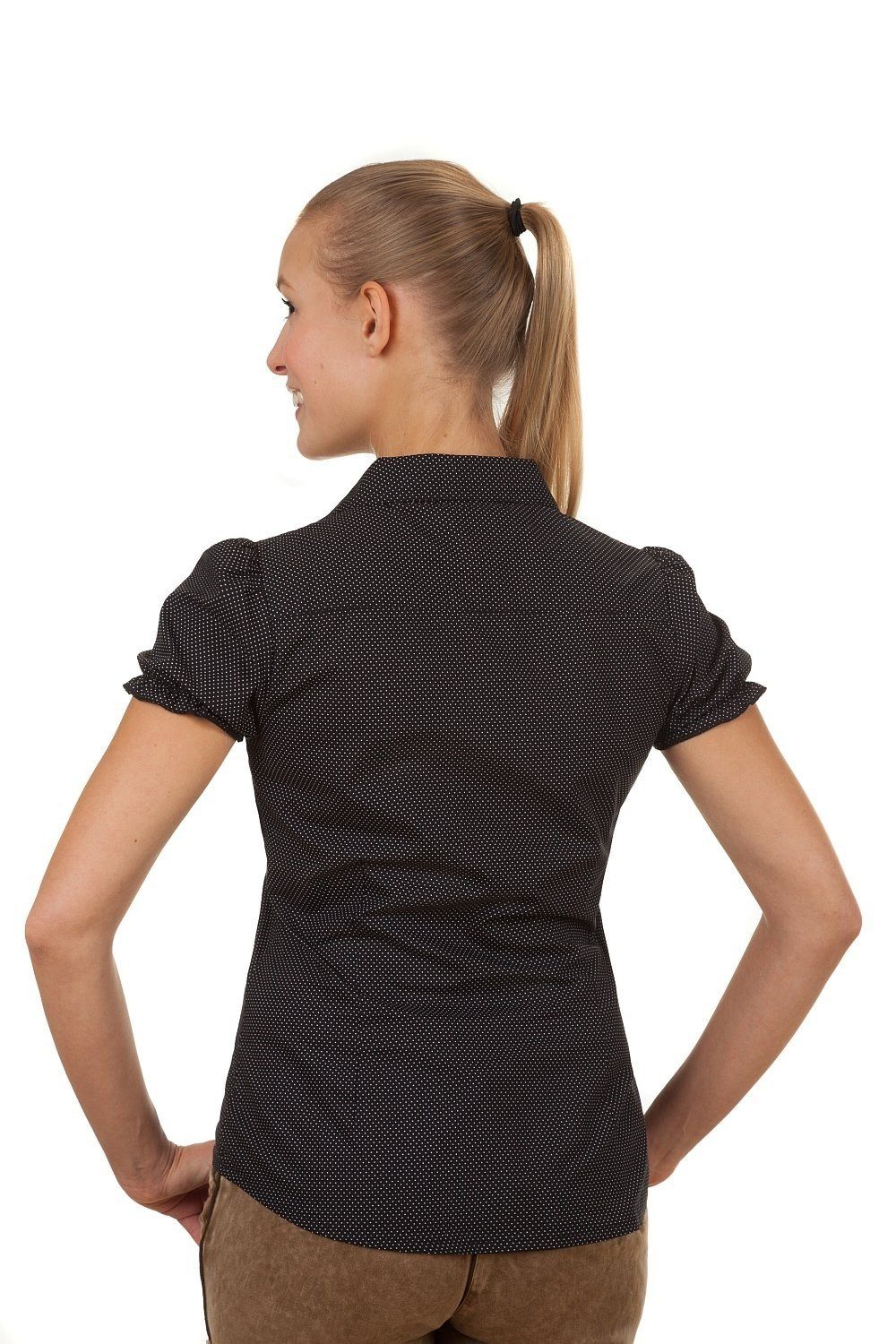 Edelnice Trachtenbluse gepunktet günstig online kaufen