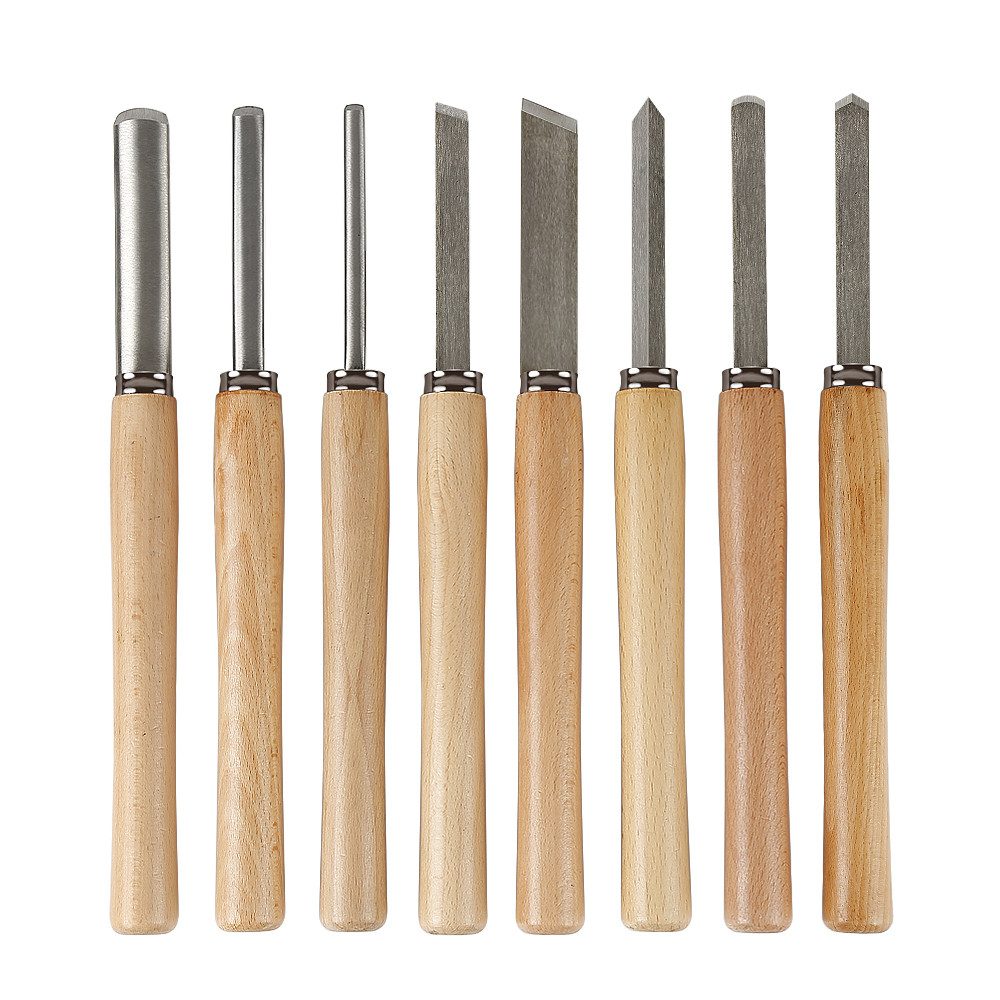 JEOBEST Schnitzgerät Holz Schnitzmesser, Schnitzwerkzeug Meißel Schnitzerei Messer 8 stück, Holz Messer, Manuelle Spitzer