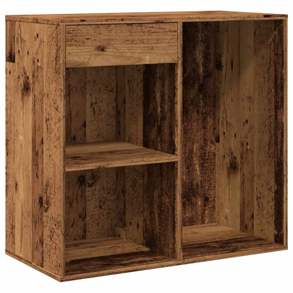 vidaXL Seitenschrank Kosmetikschrank Altholz-Optik 80x40x75 cm Holzwerkstoff (1-St)