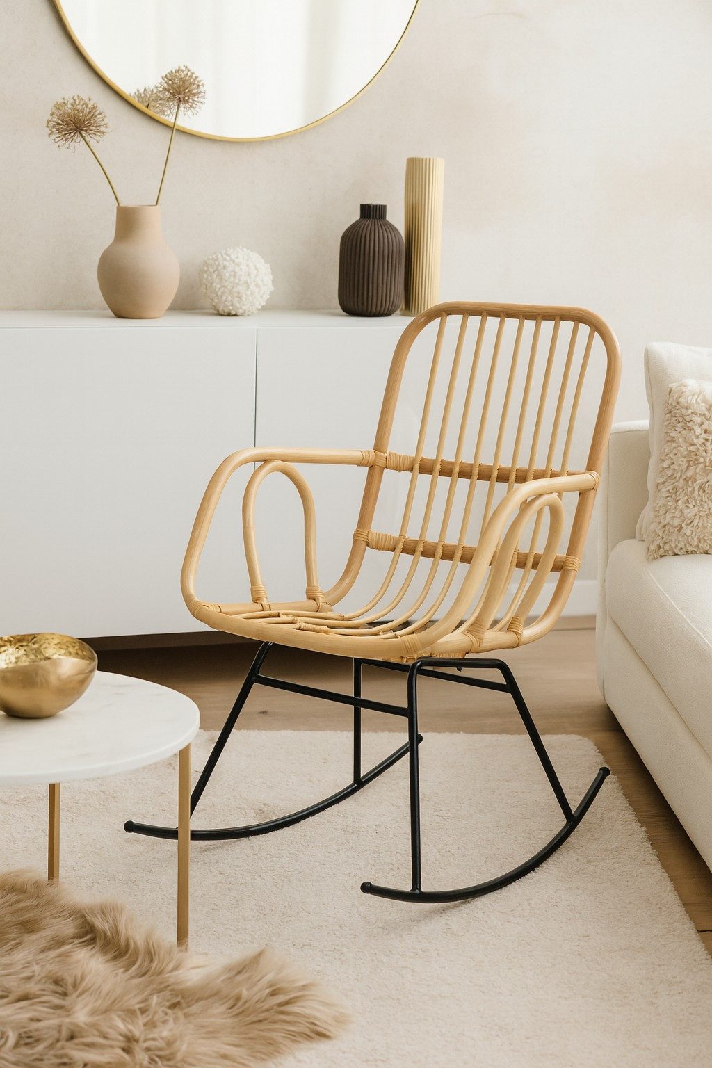 moebel-direkt-online Schaukelsessel Sonja