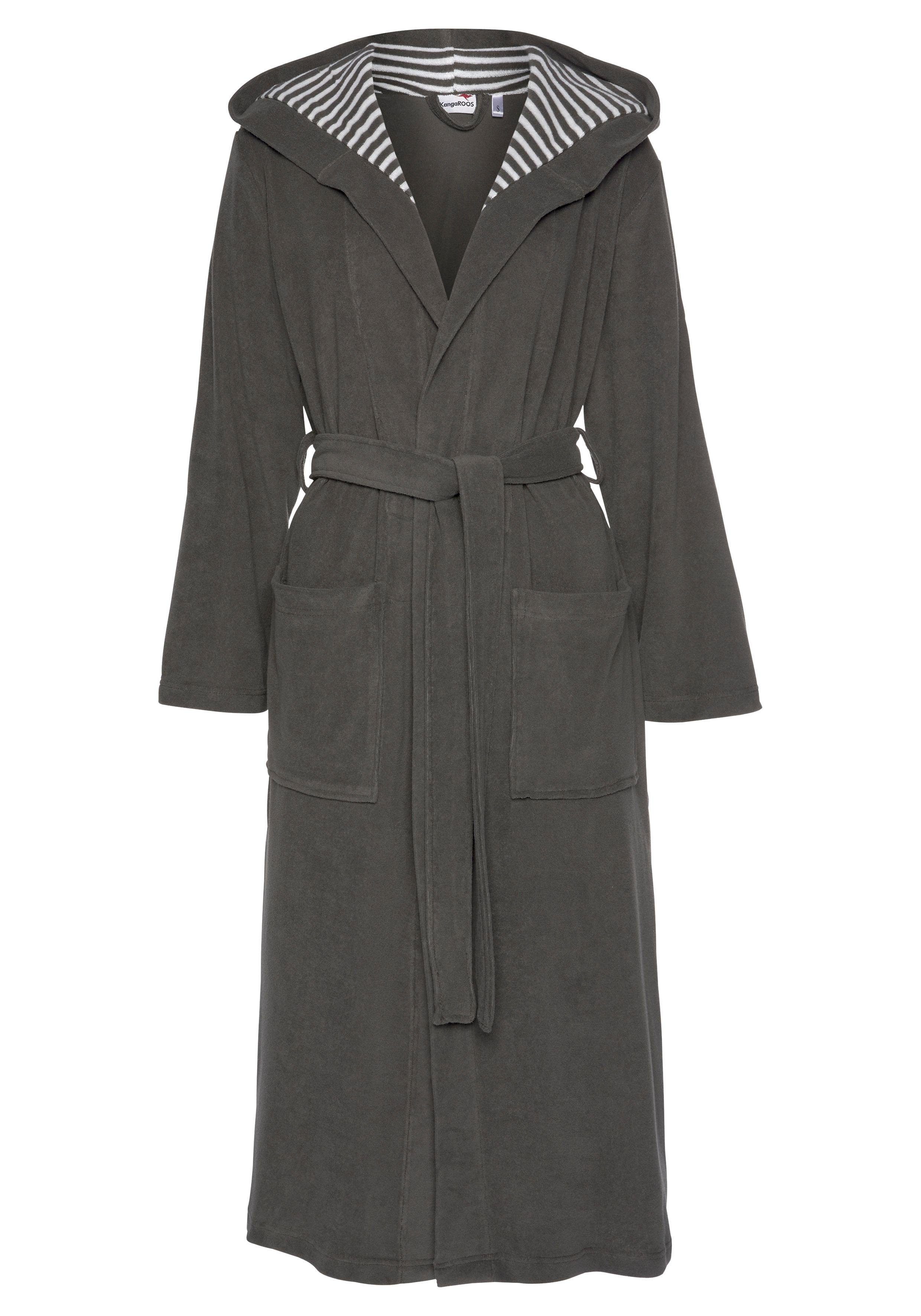 KangaROOS Damenbademantel Dalia, ideal für Sauna & Spa, Standardlänge & Übe günstig online kaufen