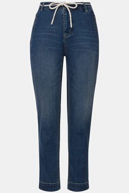 Laurasøn Regular-fit-Jeans 7/8-PushUp Jeans Julia Wash-Effekte Zipptaschen