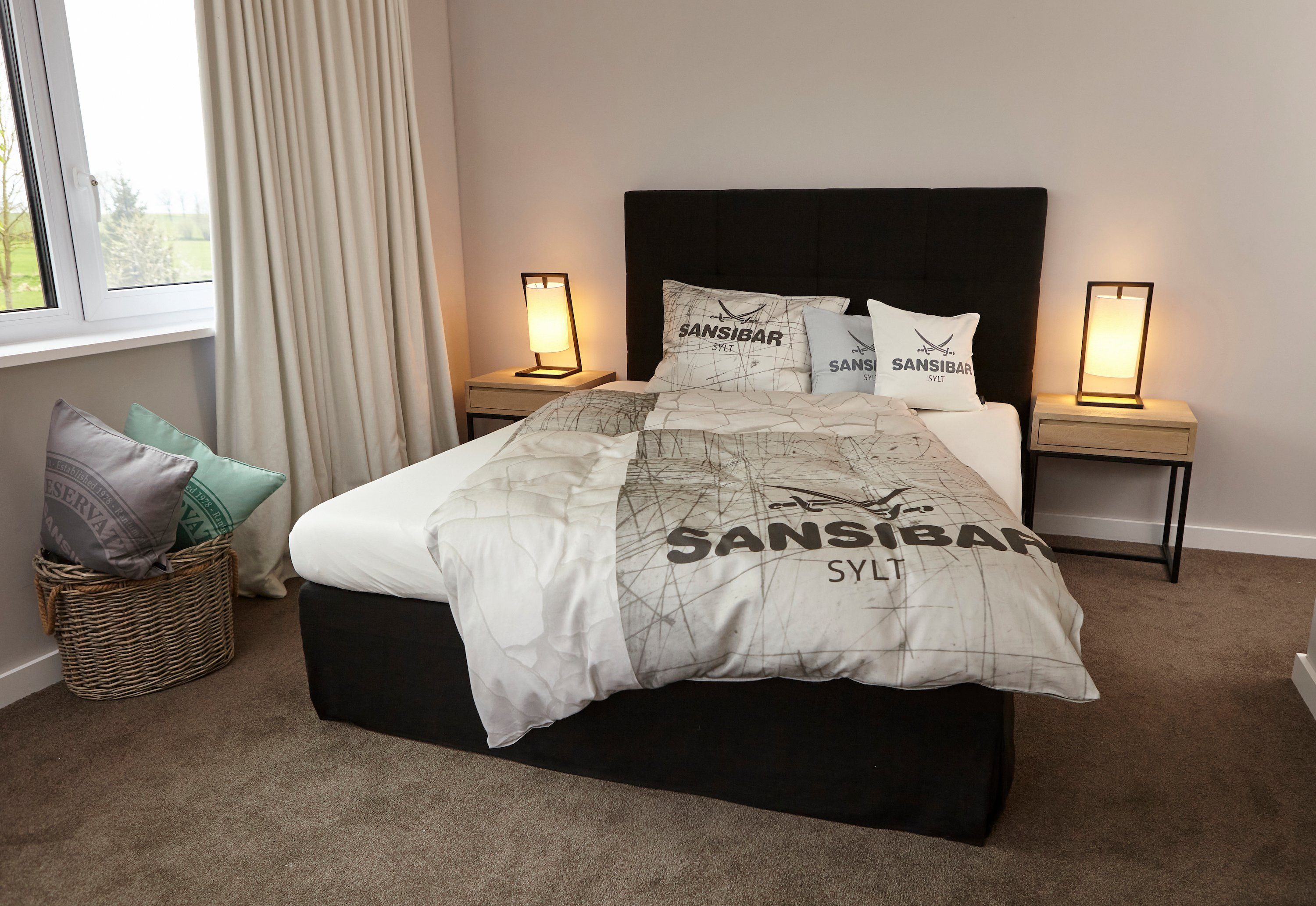 Sansibar Sylt Постельное белье Постельное белье Sansibar "Soft Dune" mit hochwertigem Sansibar Digitaldruck, mit verdecktem Reißverschluss, pflegeleicht, hautfreundlich