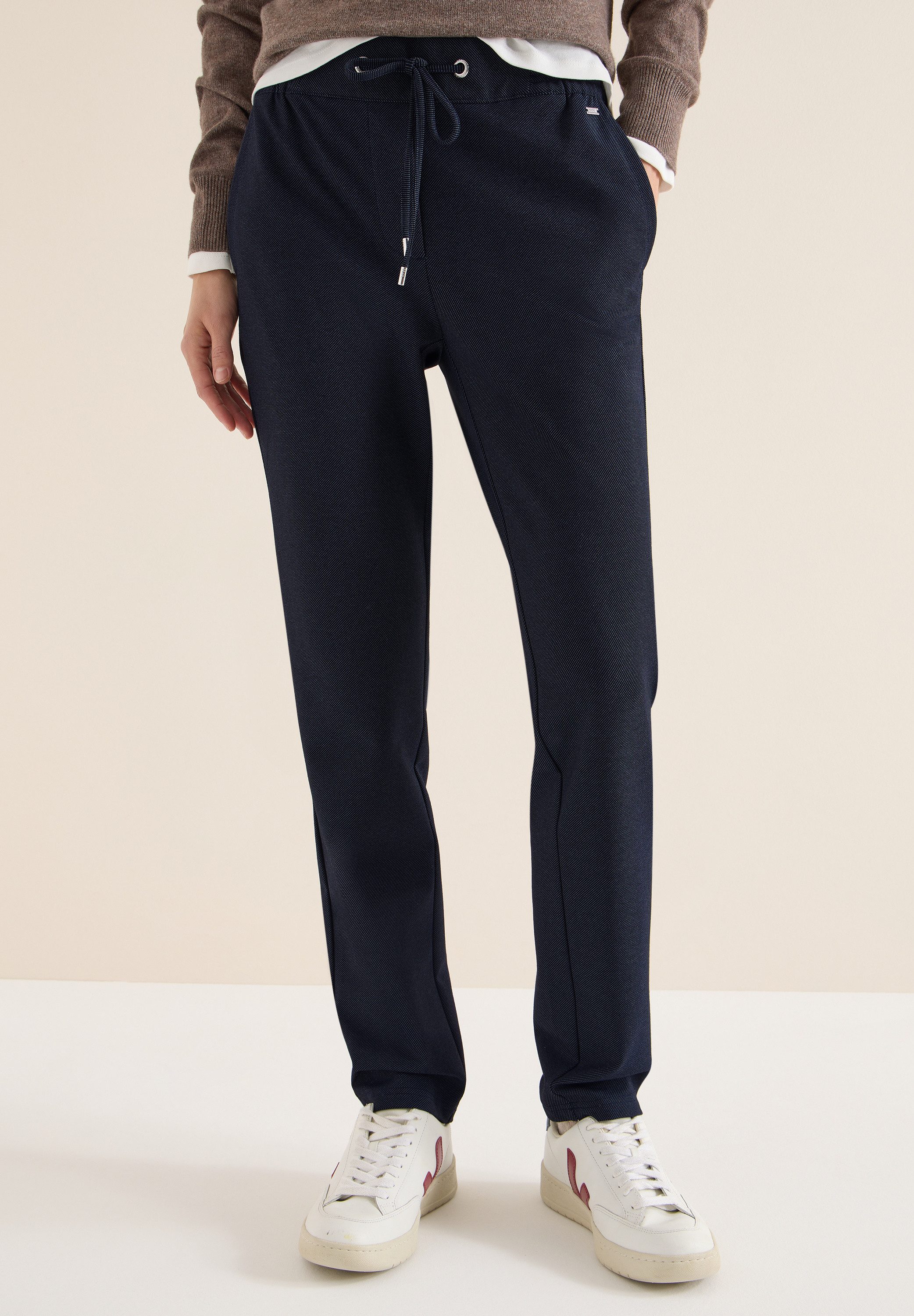 CECIL Stoffhose Style Tracey in Two-Tone-Optik