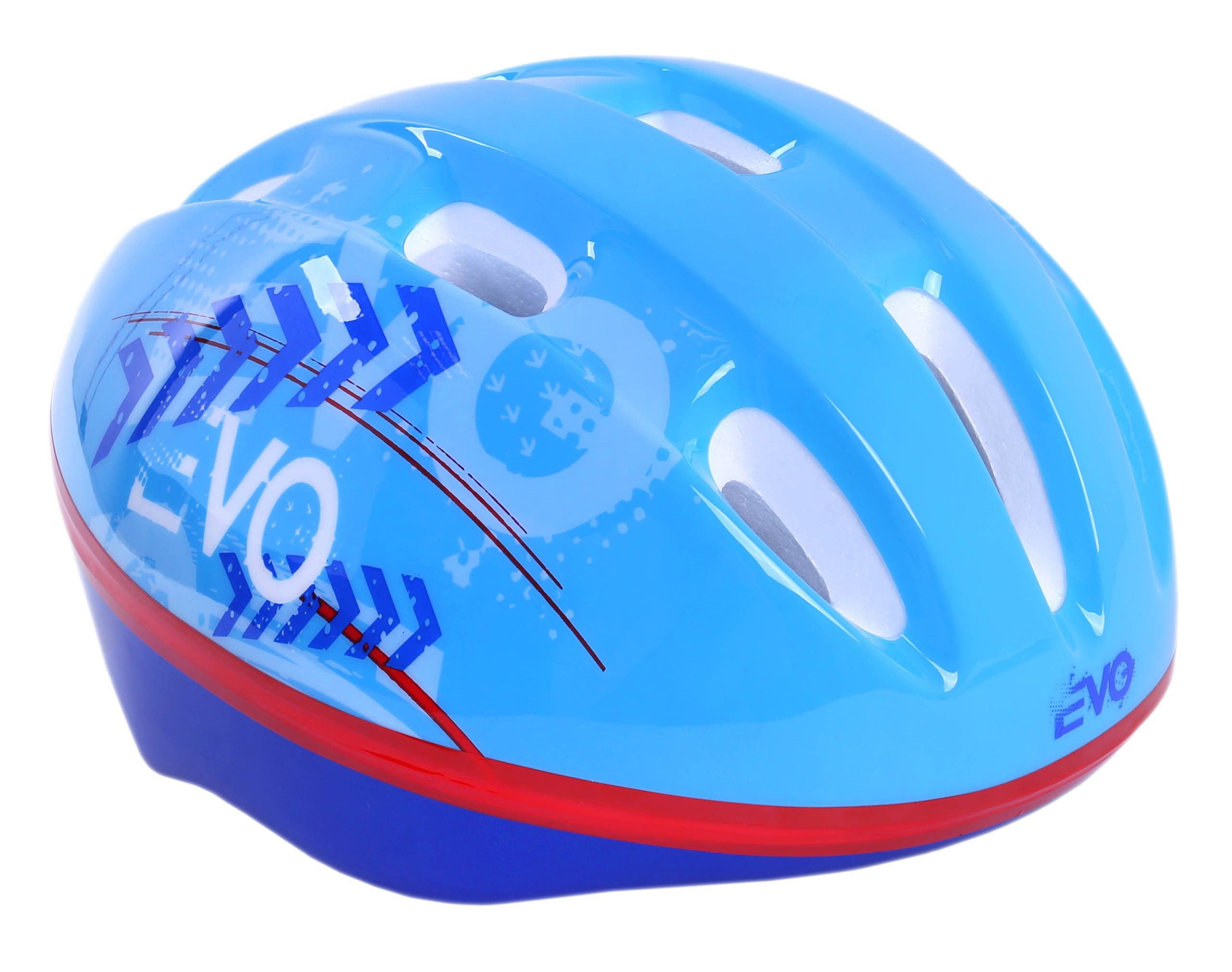 Sarcia.eu Kinderhelm Blauer Fahrradhelm für Kinder EVO