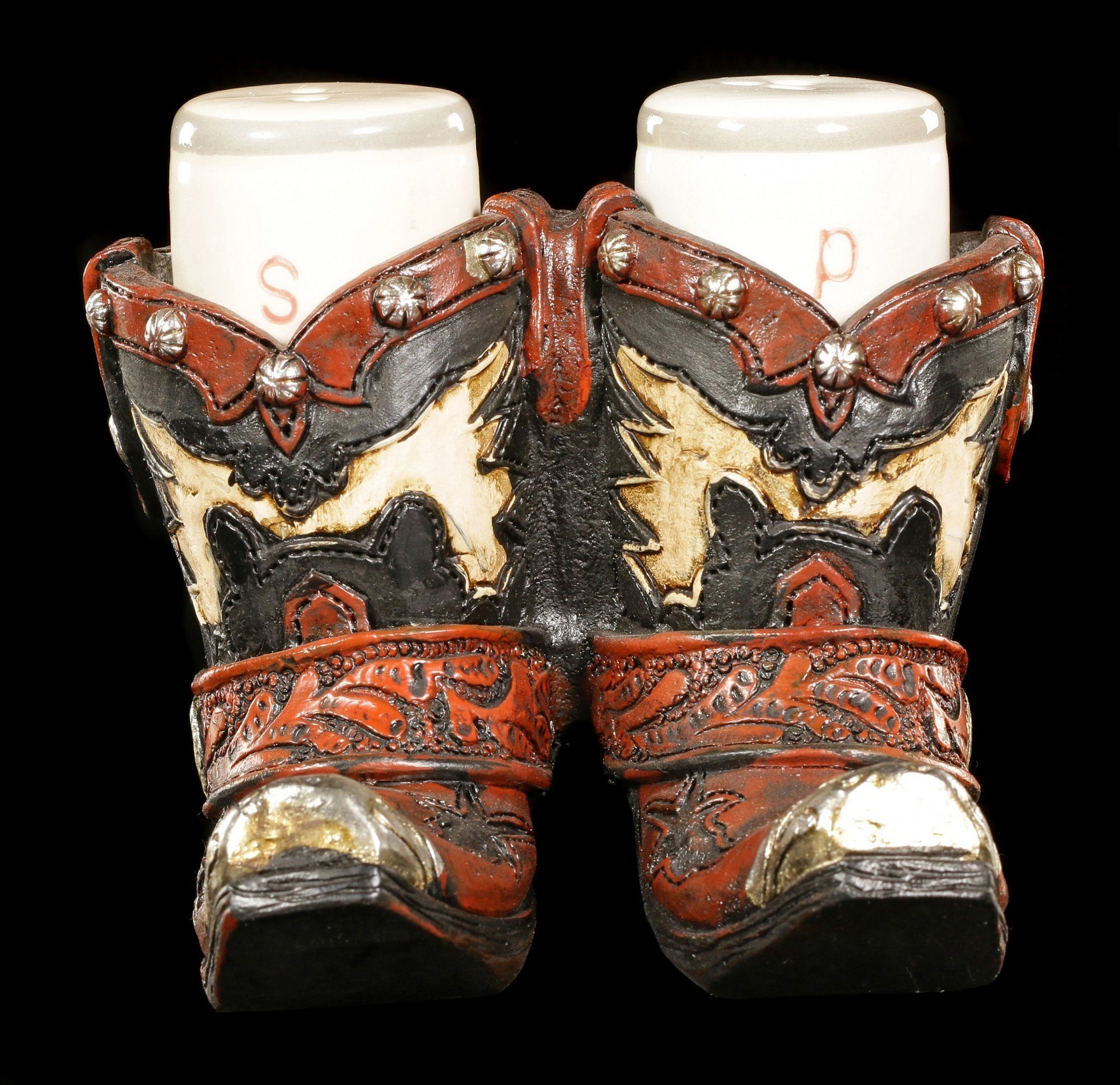 Figuren Shop GmbH Dekoobjekt Salz und Pfeffer Streuer - Wilder Westen Stief günstig online kaufen