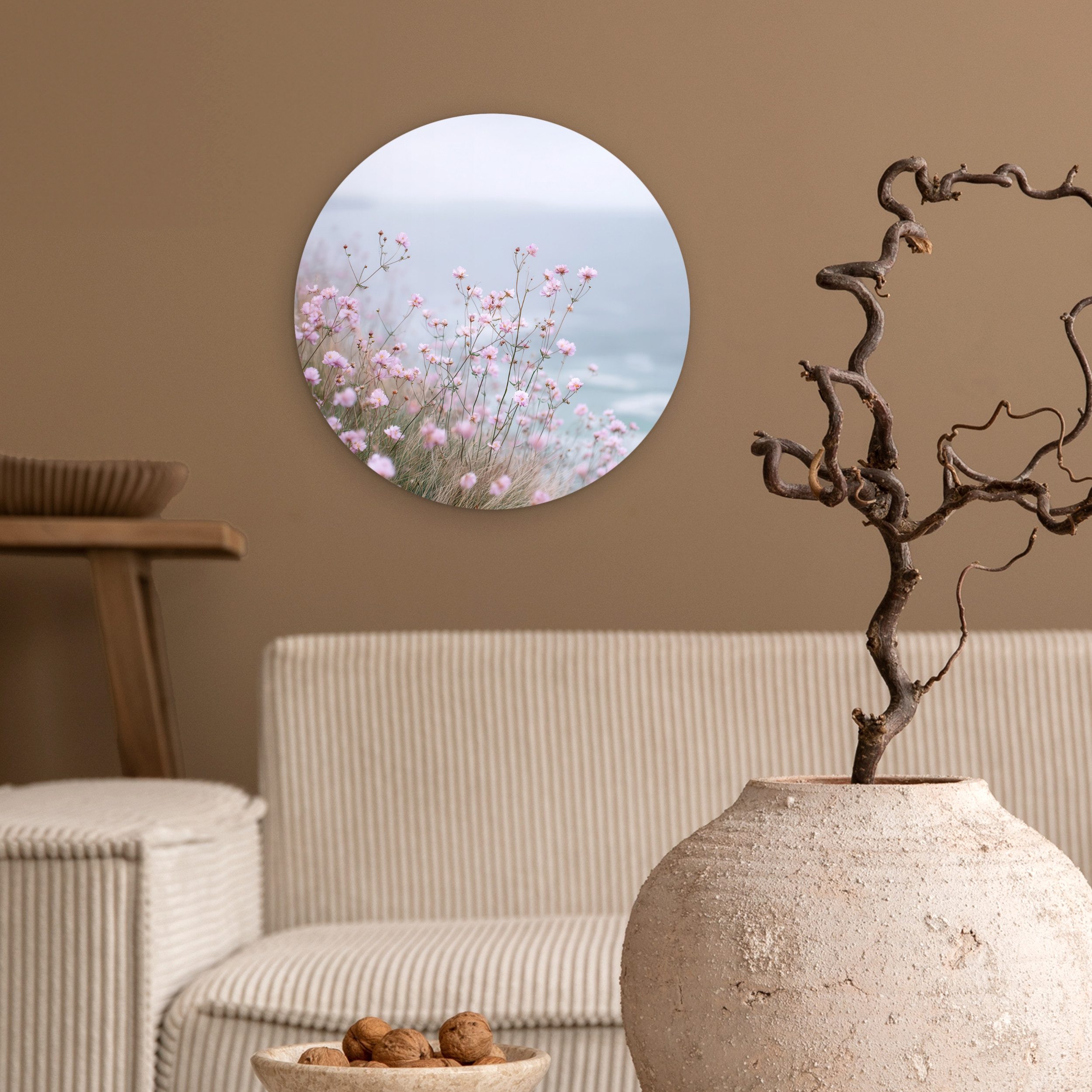 MuchoWow Gemälde Klippe - Blumen - günstig online kaufen