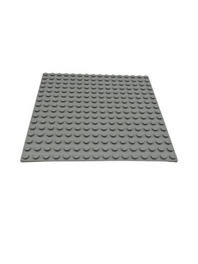 LEGO® Spielbausteine LEGO® 16x16 Bauplatten Hellgrau - 2 Stück - Light bluish grey 91405, (Creativ-Set, 2 St), Made in Europe