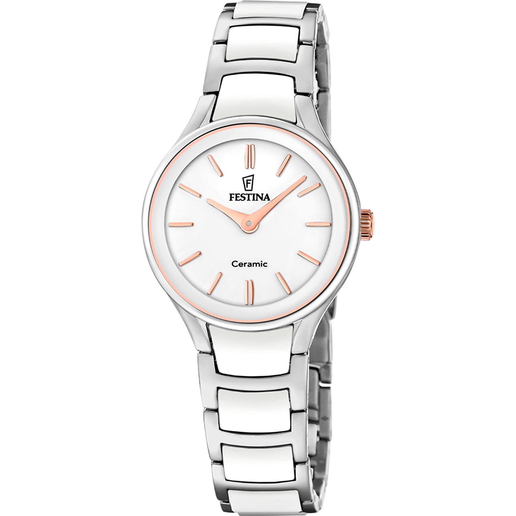 Festina Keramikuhr Ceramic F20752_1, Quarzuhr, Armbanduhr, Damenuhr, analog