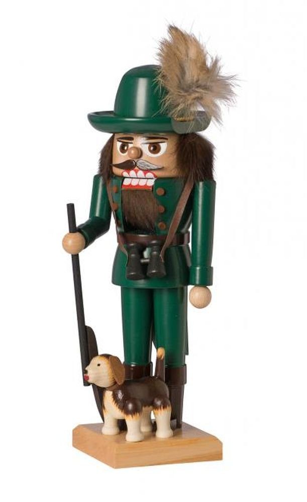 KWO Kunstgewerbe Werkstätten Nussknacker Nußknacker Jäger BxTxH= 10x12x25cm NEU