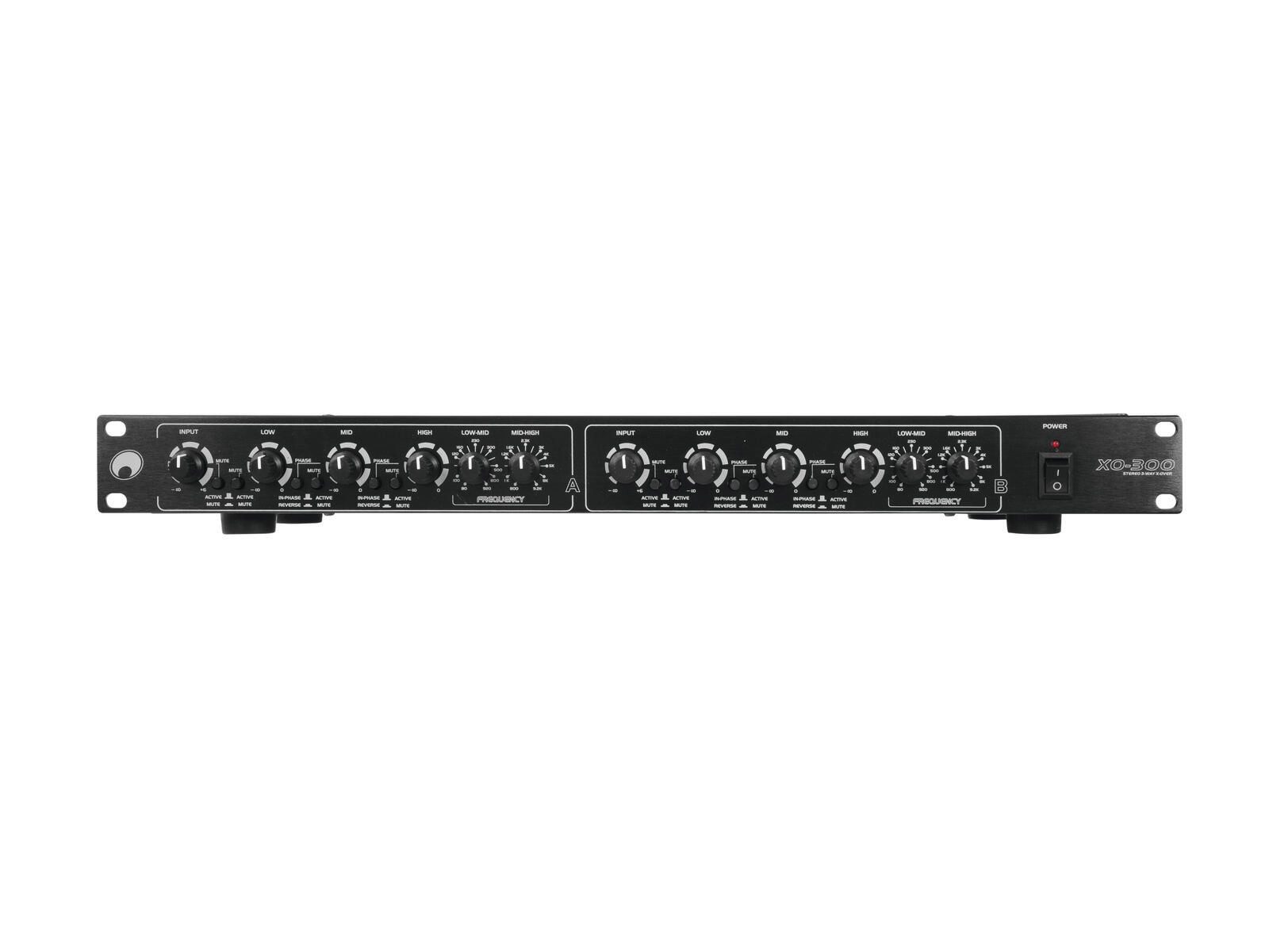 Audio-Wandler OMNITRONIC XO-300 Aktive Frequenzweiche