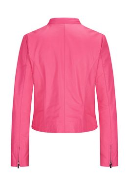 Milestone Lederjacke MSConny Kurze Biker-Jacke, mit kleinem Stehkragen