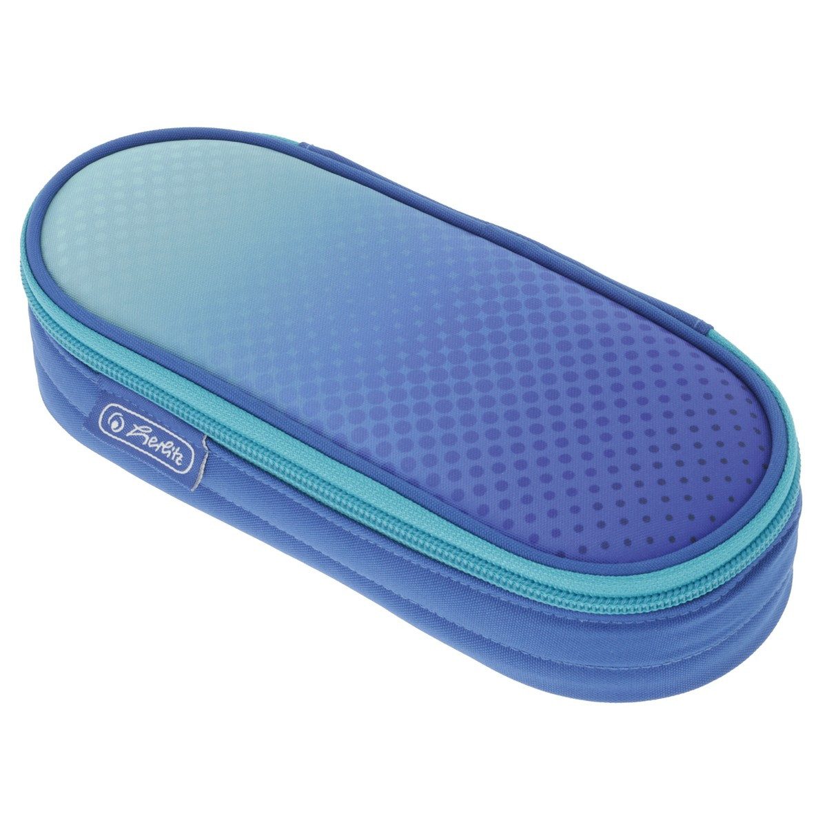 HAMELIN PAPERBRANDS Federtasche herlitz Faulenzer Etui Dip Dye blau/türkis