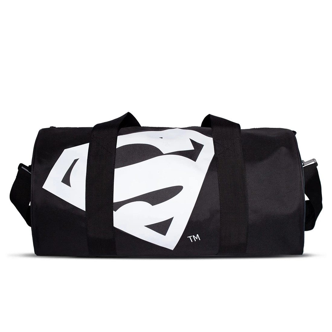 Schultertasche Black & White Logo