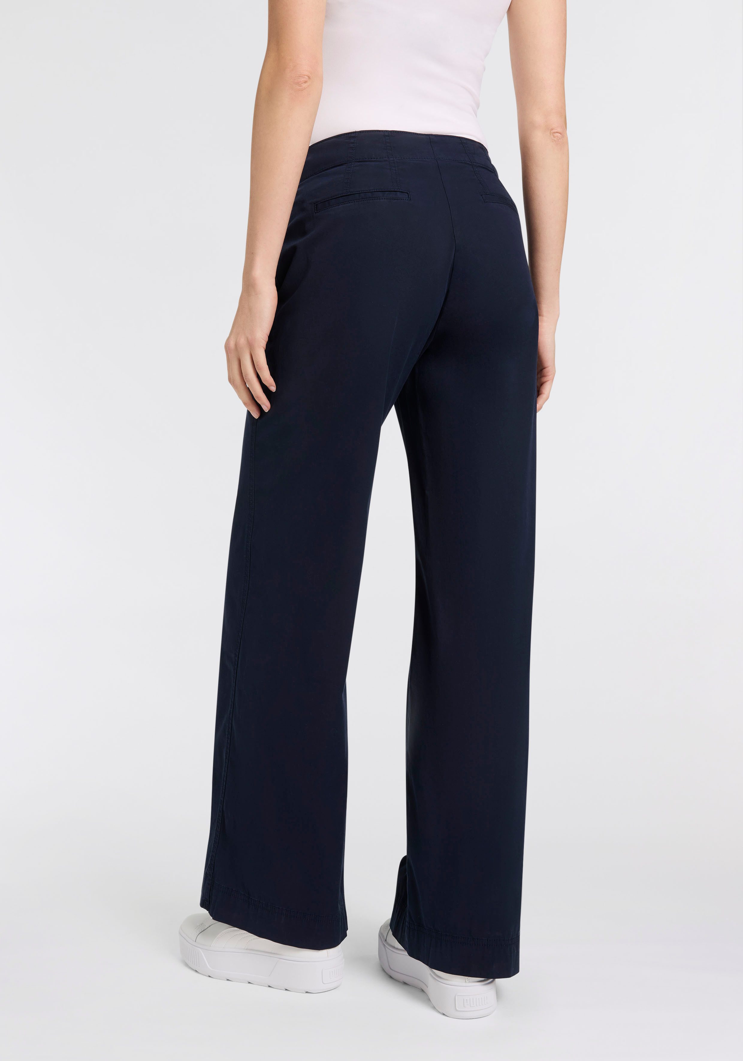 BOSS ORANGE Webhose Tahilone Premium Damenmode Straight Leg mit weitem Bein günstig online kaufen