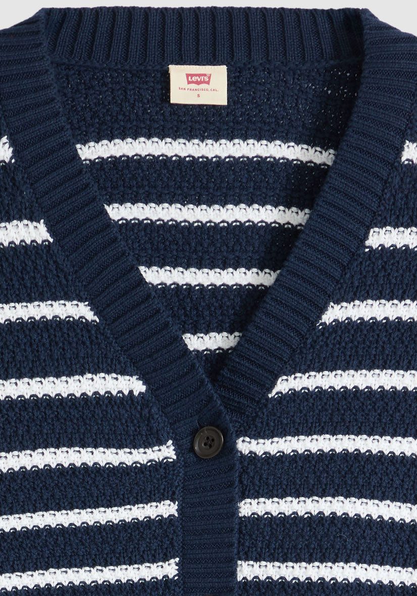 Levi's® Cardigan SNOWFLAKE CARDIGAN gestreift, mit Knopfleiste