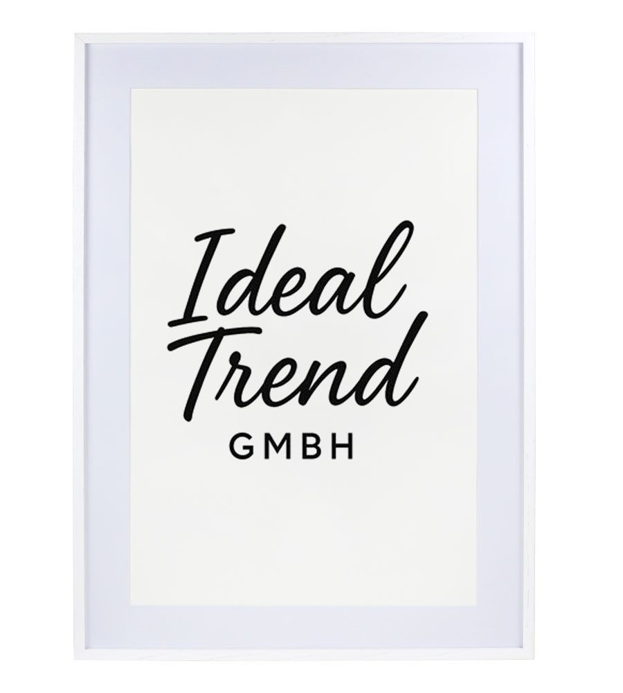 IDEAL TREND Bilderrahmen Bilderrahmen Massivholz Eiche günstig online kaufen