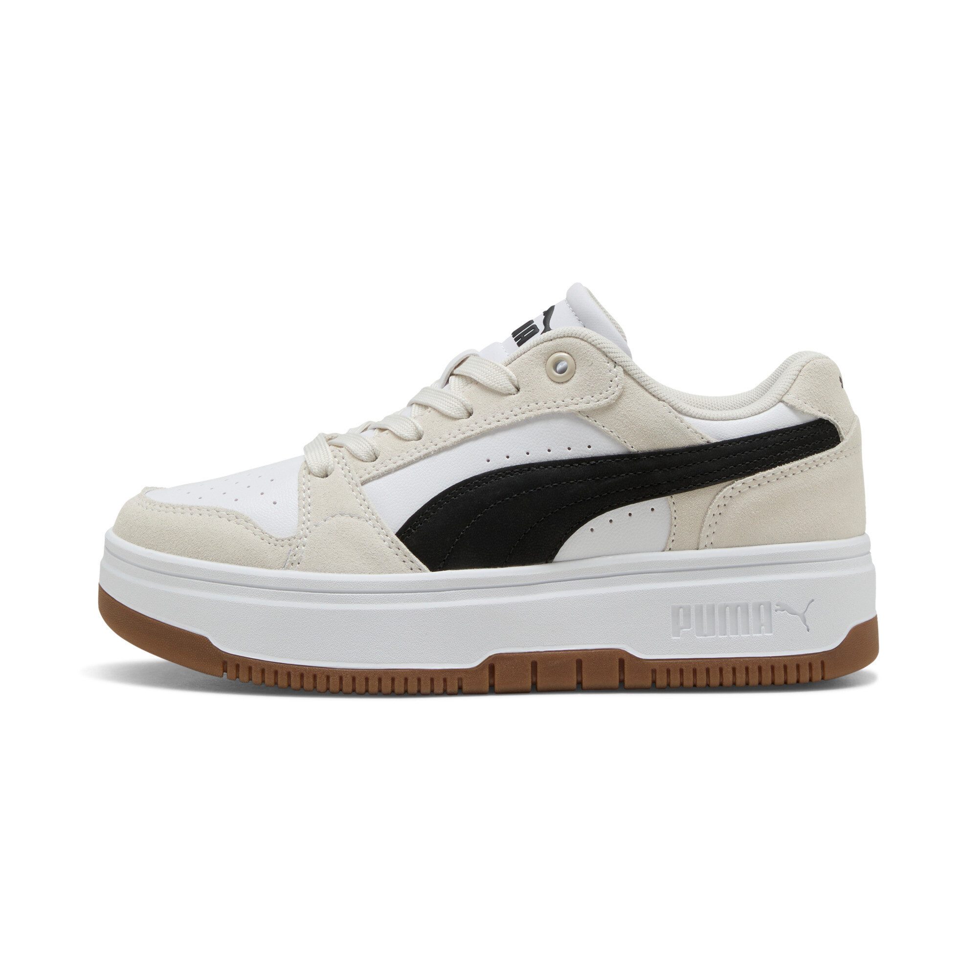 PUMA REBOUND FEMME LOW SD Sneaker für sportliche und lässige Looks, mit Leder-Obermaterial