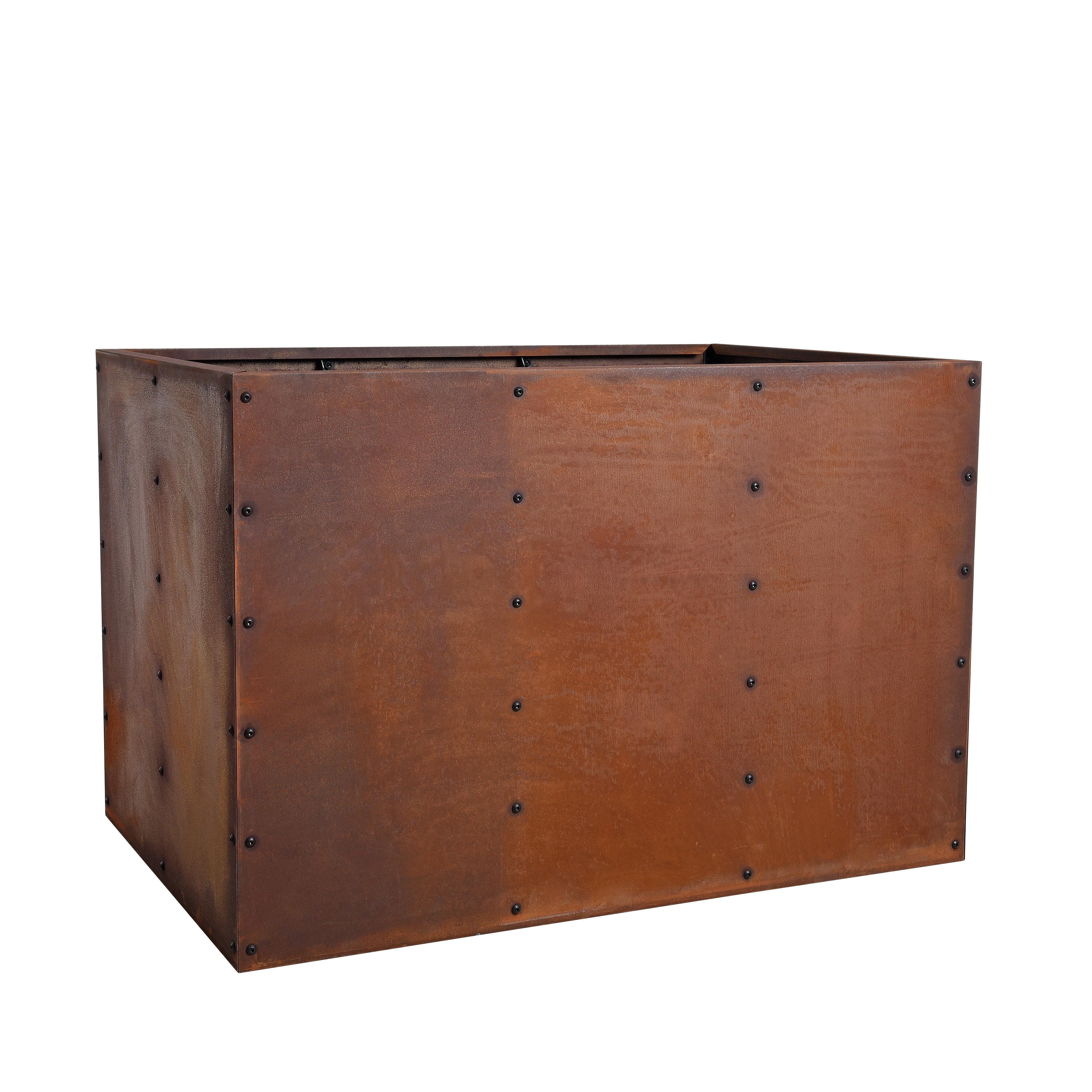 ESTEXO Hochbeet Pflanzbeet Edelrost 120x80x80 cm Pflanzkasten Blumenkasten Blumenbe