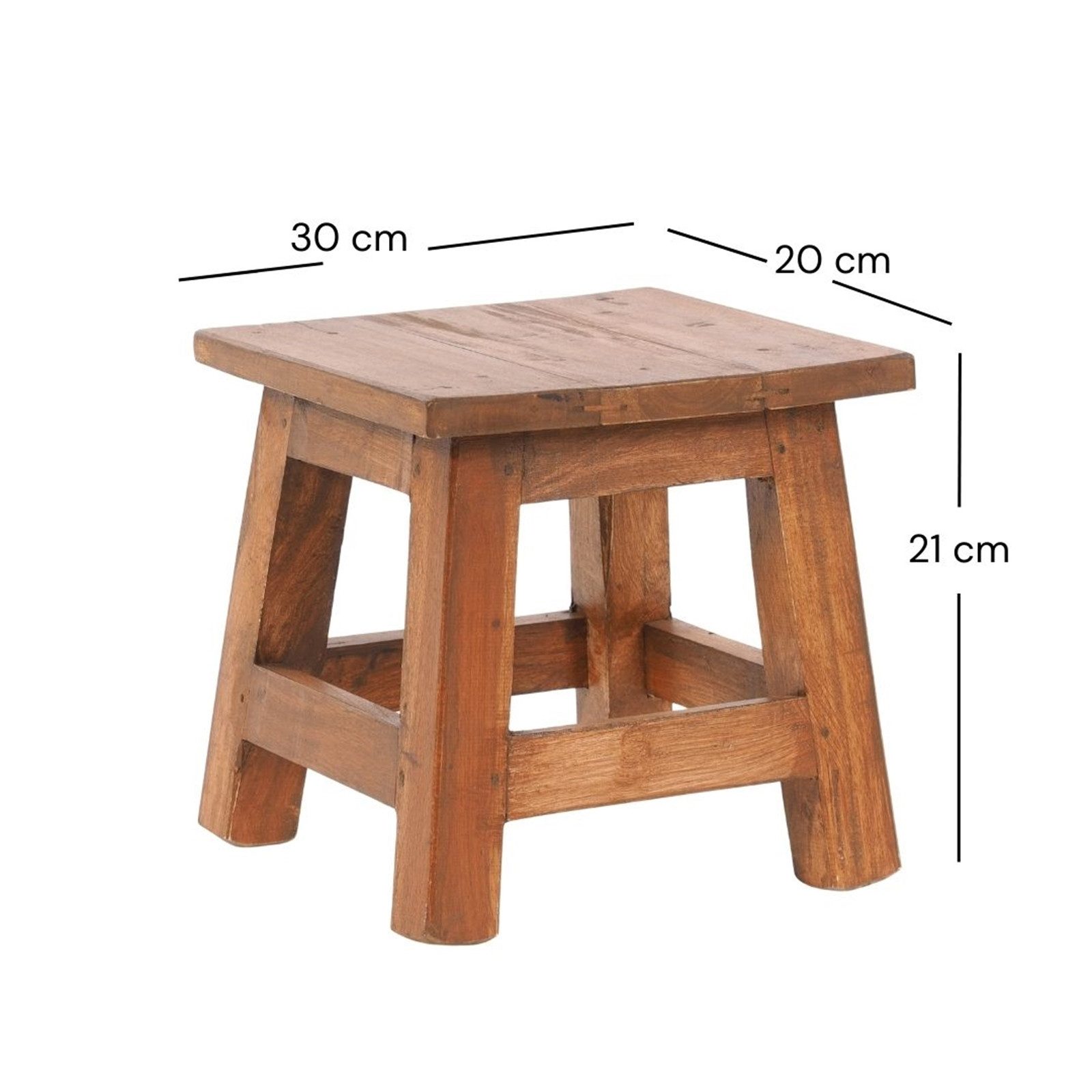DESIGN DELIGHTS Hocker Fusshocker PALO, 27x26cm günstig online kaufen
