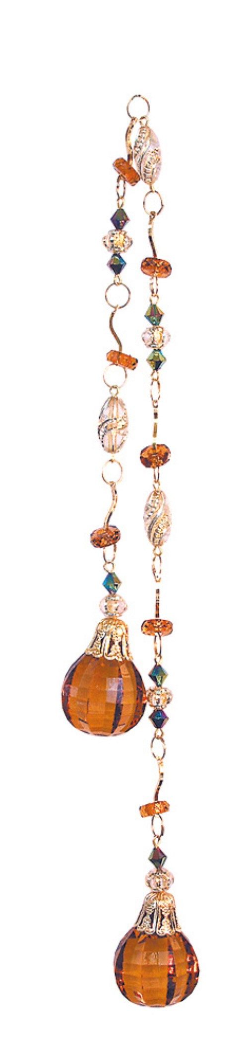 Saraswati Hängedekoration Raumschmuck Acryl Ornament amber 3x50cm