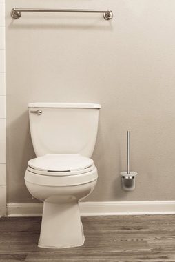 Ambrosya WC-Garnitur Toilettenbürstenhalter ohne Bohren Klobürstenhalter zum Kleben Bad WC, WC, Badezimmer, (Paket), Einfache Montage