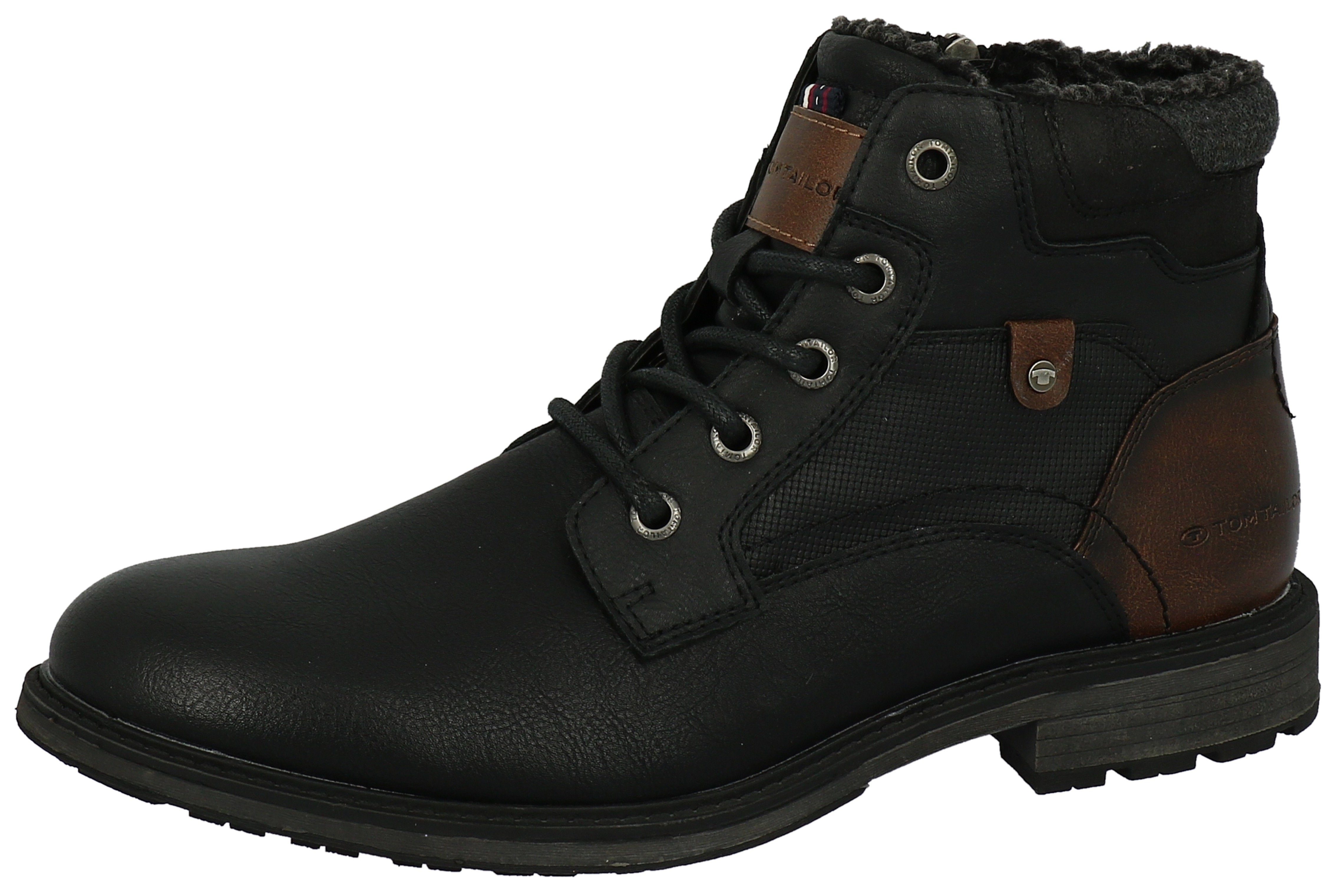 TOM TAILOR Winterboots mit Logoschriftzügen, Weite günstig online kaufen