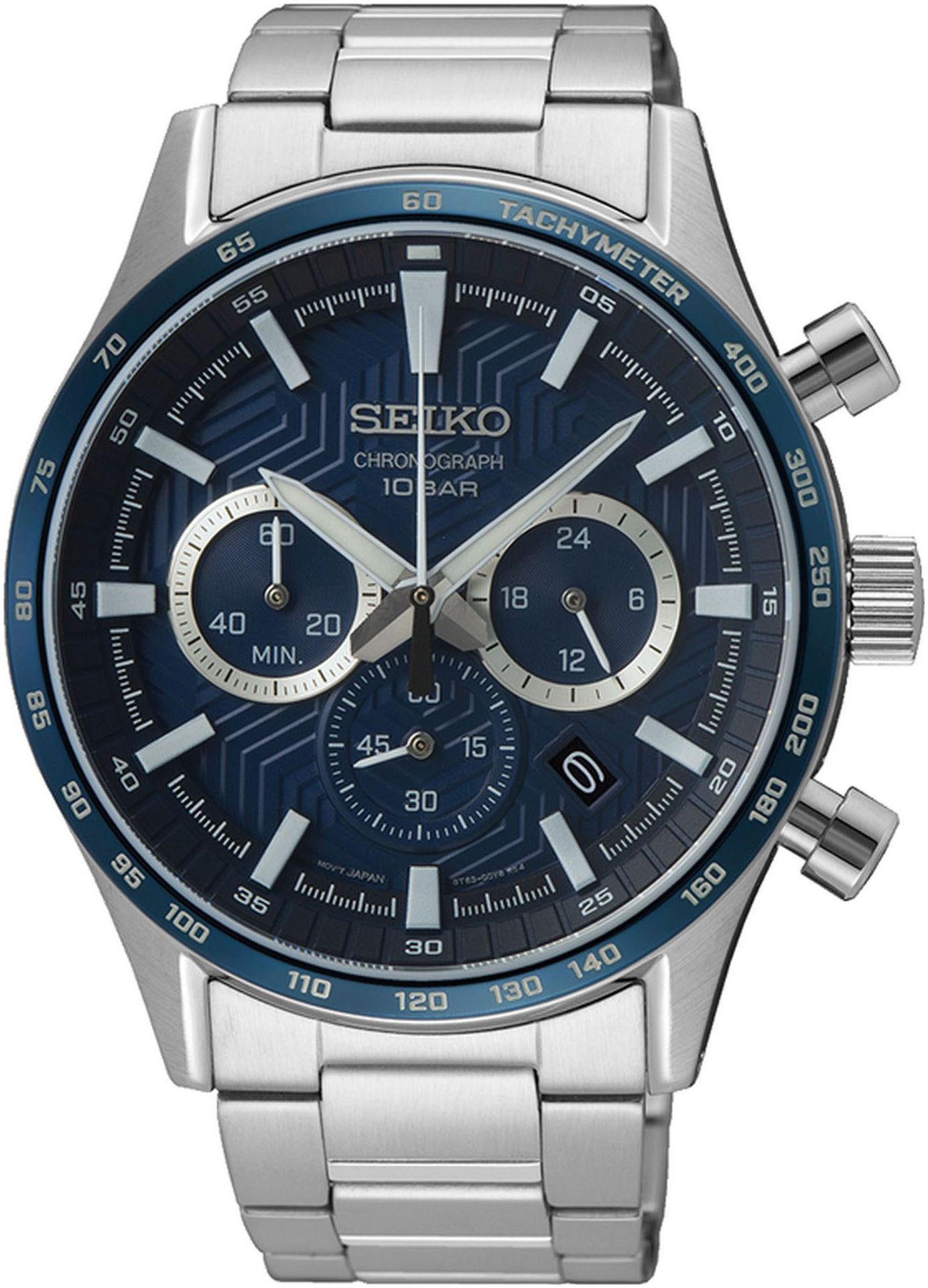 Seiko Chronograph SSB445P1, Armbanduhr, Quarzuhr, Herrenuhr, Stoppfunktion, günstig online kaufen