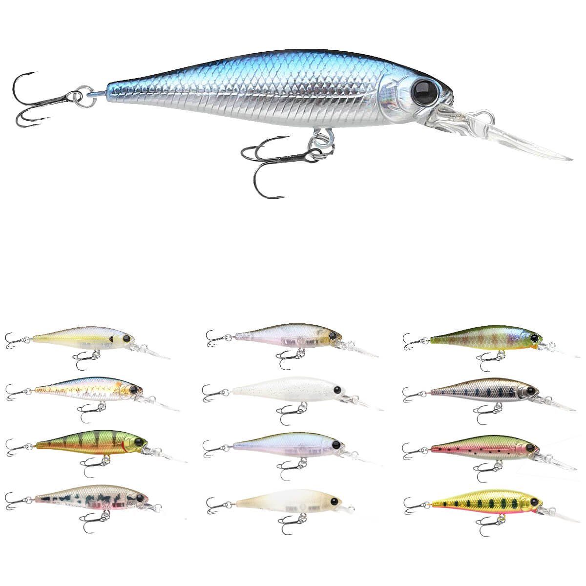 (1-St) Craft 2,6g, 48 Wobbler B'Freeze Kunstköder Minnow Lucky Craft DD Lucky Pointer Ghost