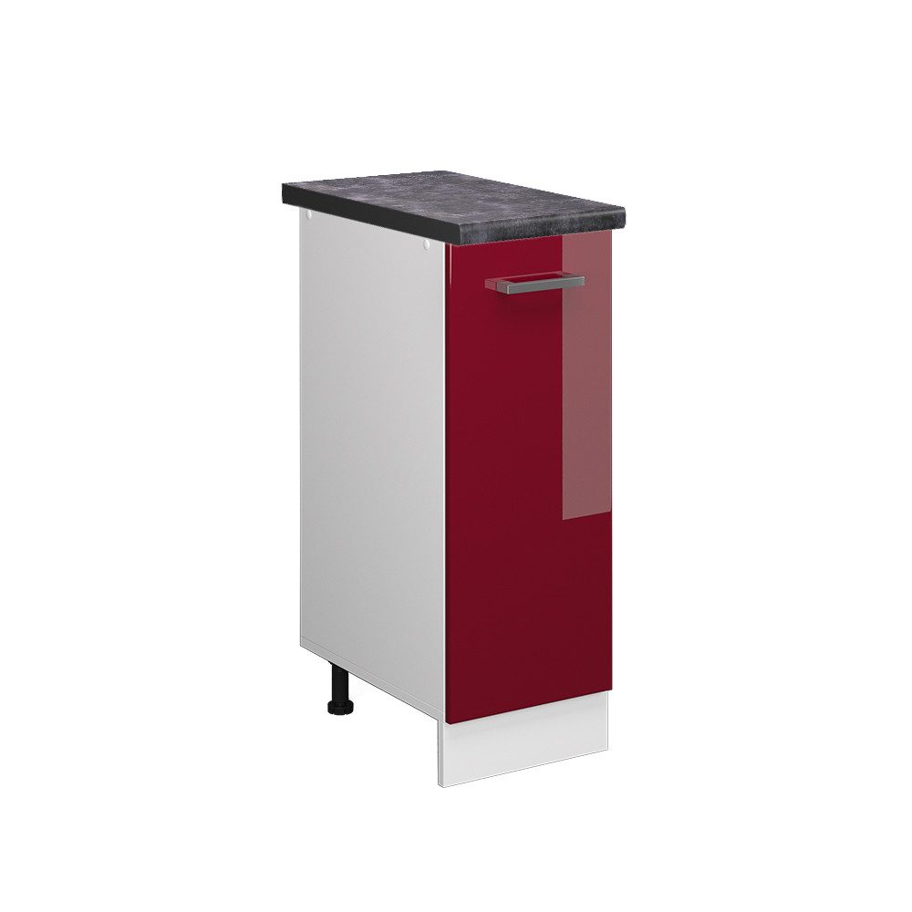 Vicco Apothekerschrank R-Line, Bordeaux Hochglanz/Weiß, 30 günstig online kaufen