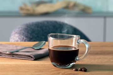 LEONARDO Espressotasse NAPOLI, Glas, 80 ml, 6-teilig