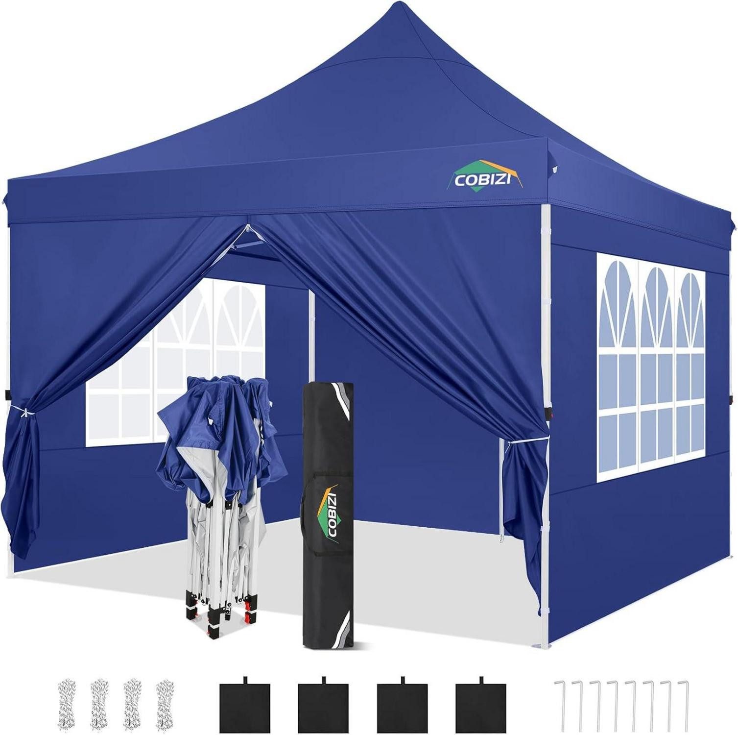 COBIZI Faltpavillon COBIZI Faltpavillon 3x3 Wasserdicht Stabil Winterfest Pop up Pavillon