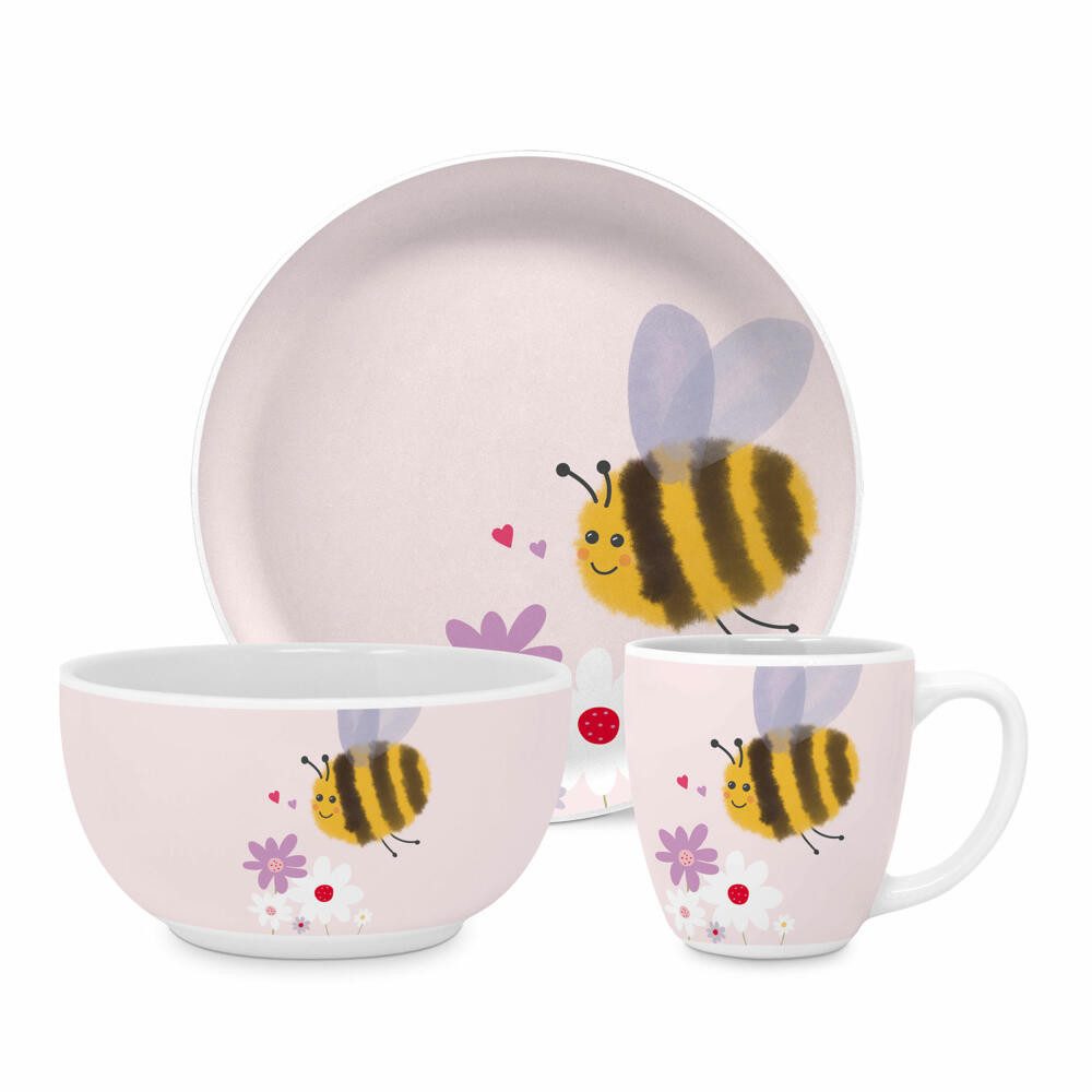 PPD Kindergeschirr-Set Donna Kids Set, 3-tlg. (3-tlg), Keramik