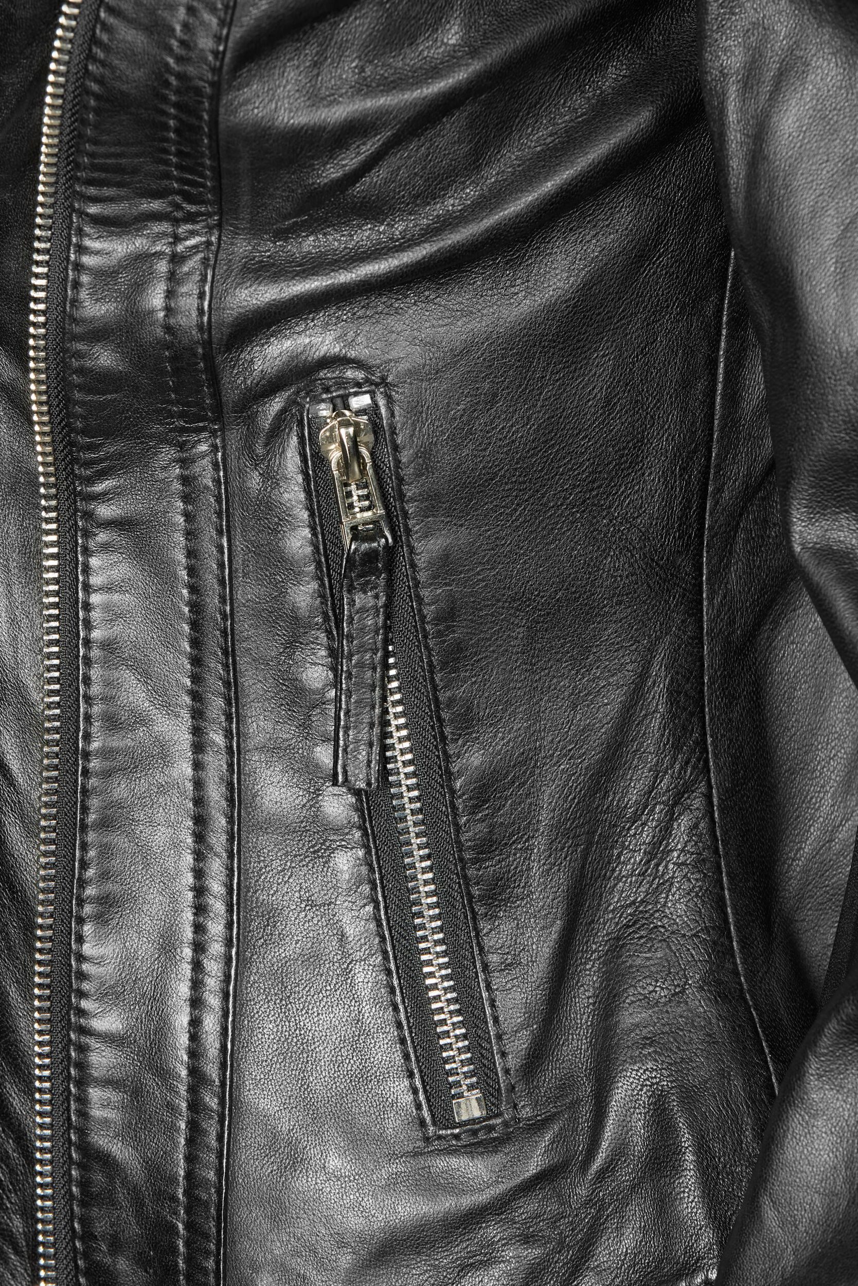 Apple of Eden Lederjacke AOE-129 (1-St) mit Reißverschlusstaschen