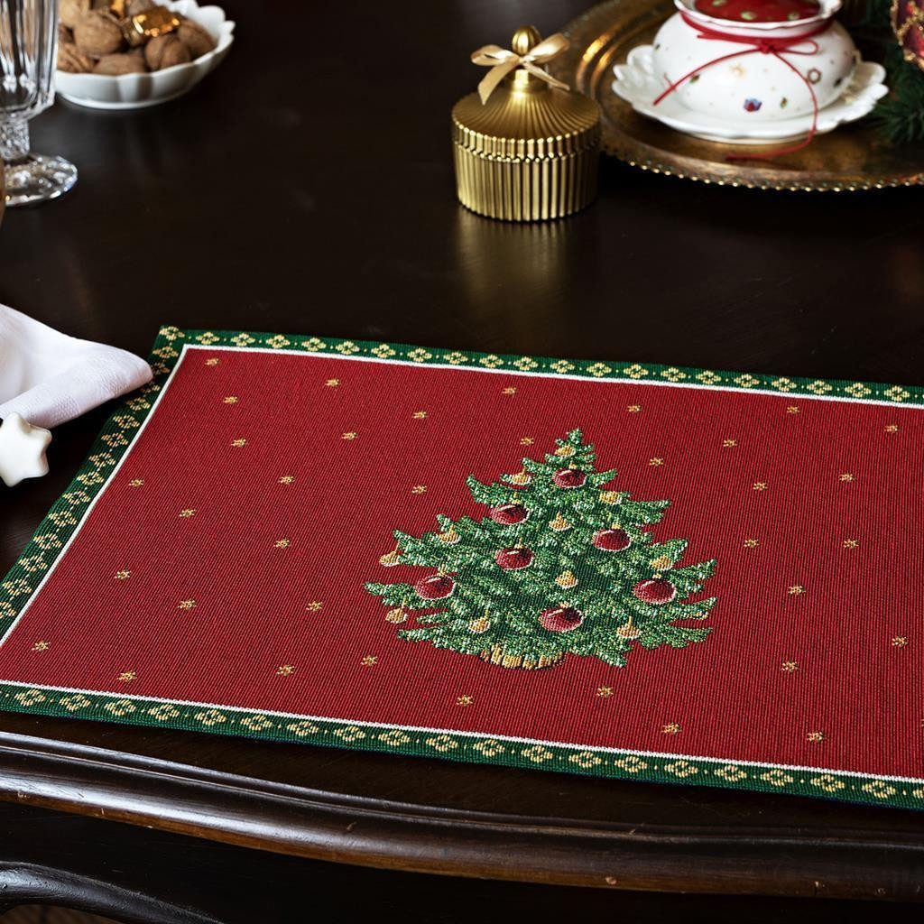 Villeroy & Boch Platzset Toy's Delight Gobelin Platzset Baum 48 x 32 cm, (1-St)