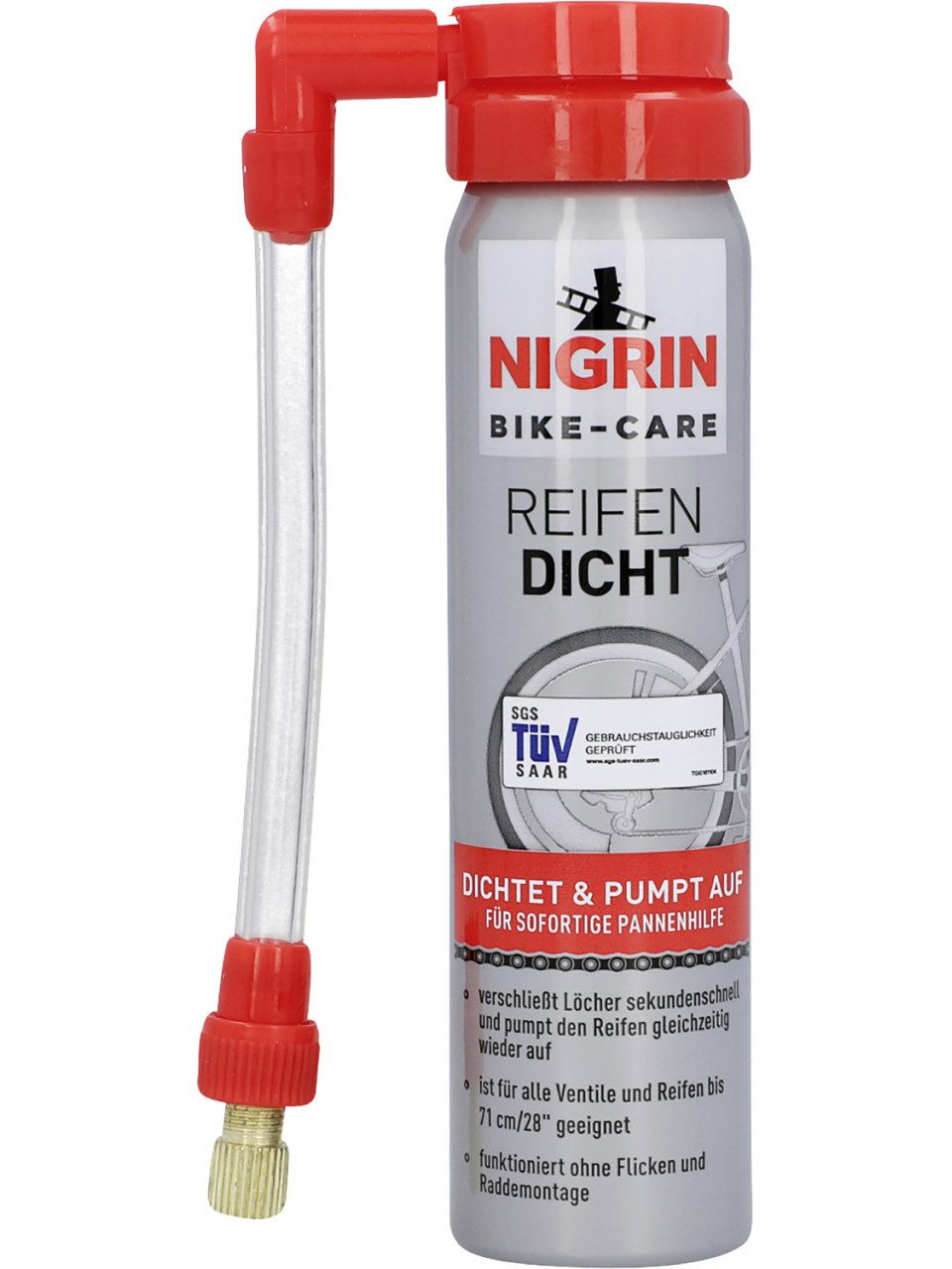 NIGRIN Reifen-Reparaturset Nigrin Reifen-Dicht Pannenspray 75ml