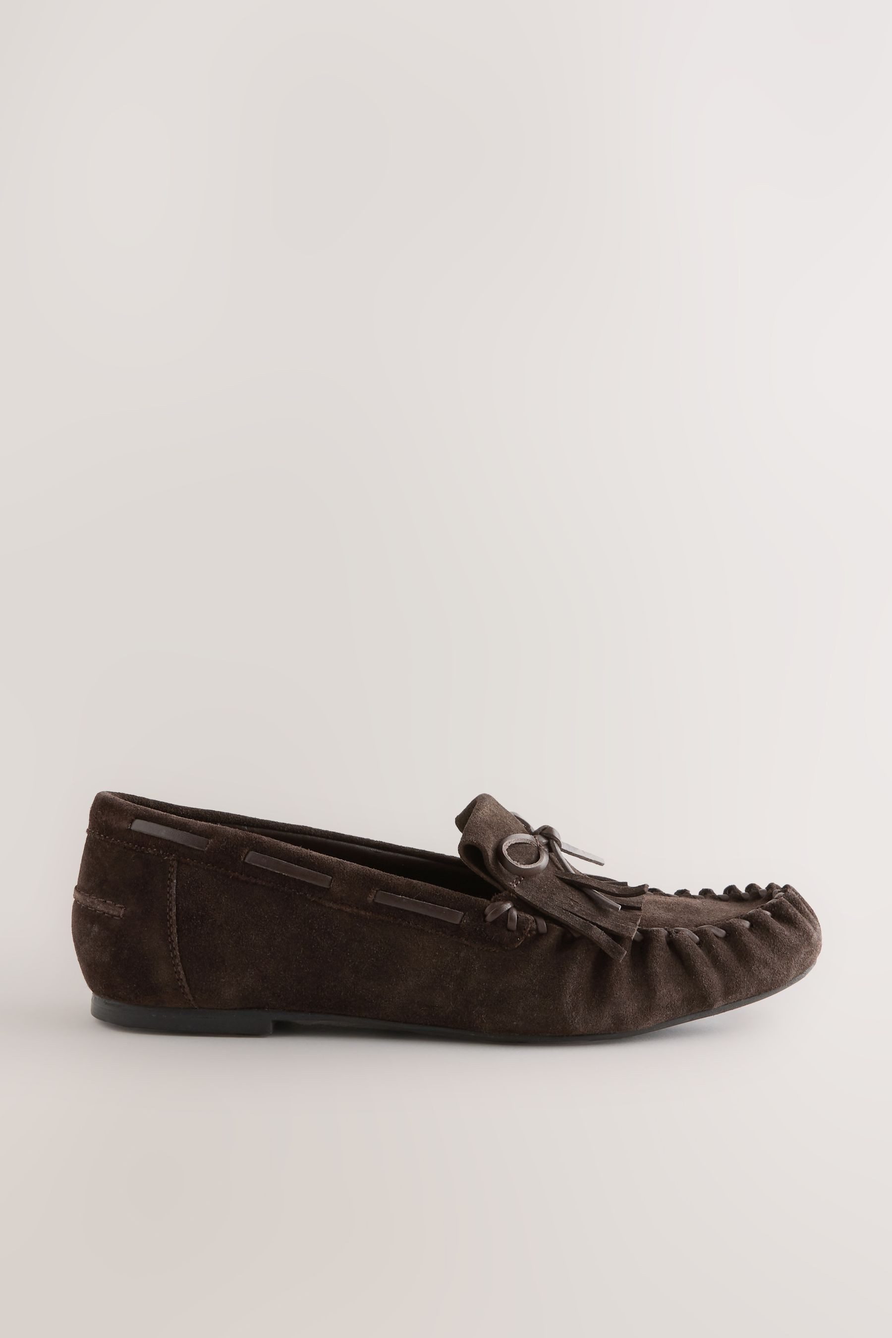 Next N. Premium Loafer aus Leder mit Raffung Loafer (1-tlg)
