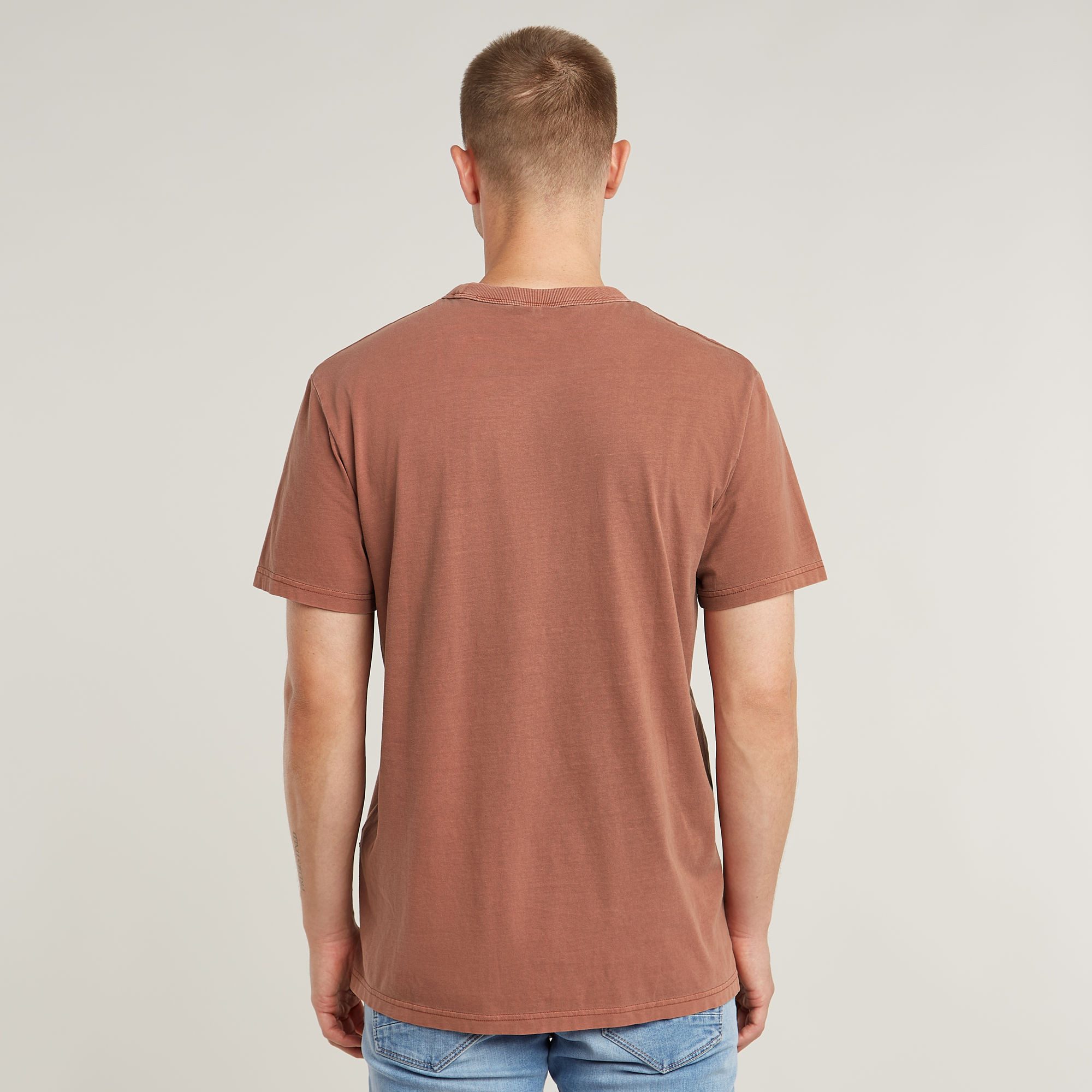 G-STAR T-Shirt Nifous Rundhals, mit Rippeinsatz günstig online kaufen