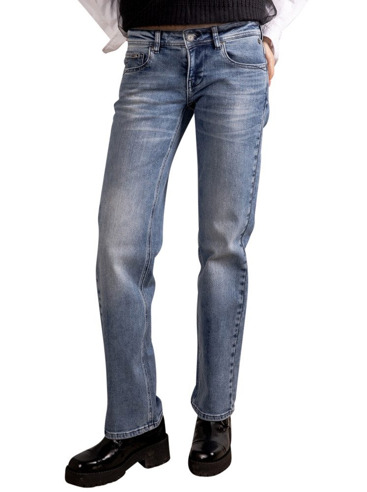 Freeman T. Porter Straight-Jeans Harlow stretch Denim midolo